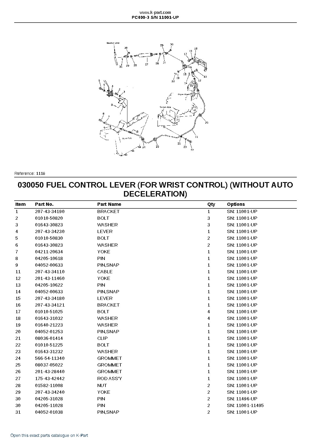 PC400-3 S/N 11001-UP – sample page 5
