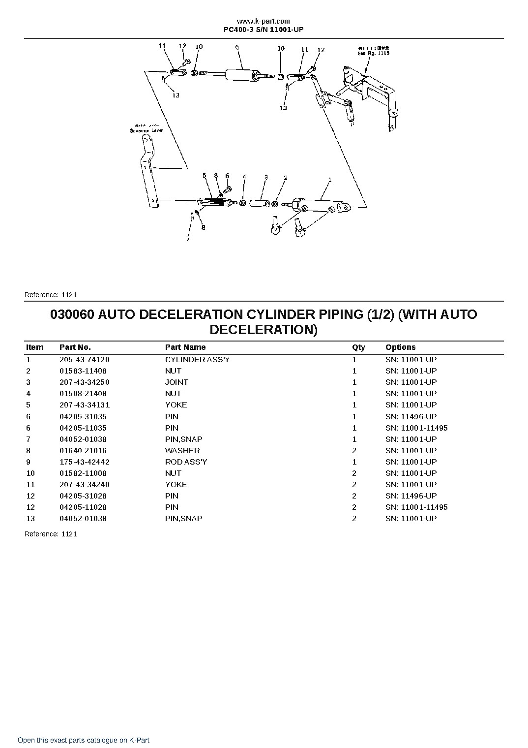 PC400-3 S/N 11001-UP – sample page 7