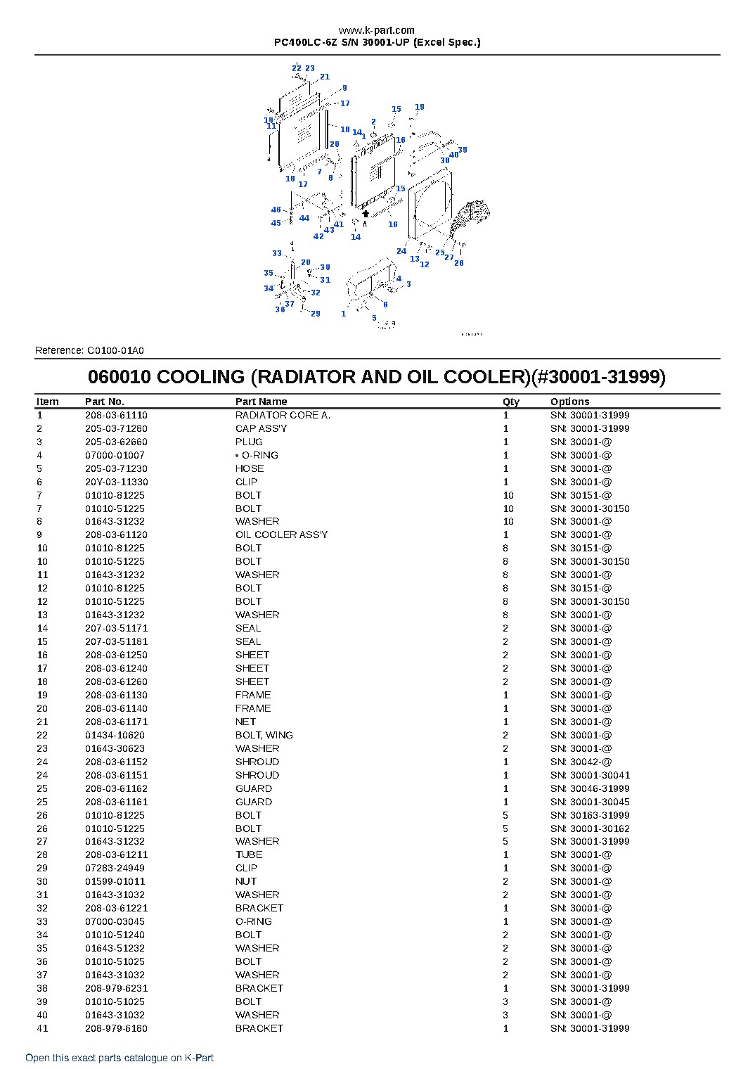 PC400LC-6Z S/N 30001-UP (Excel Spec.) – sample page 7 PC400LC-6Z S/N 30001-UP (Excel Spec.) – sample page 7