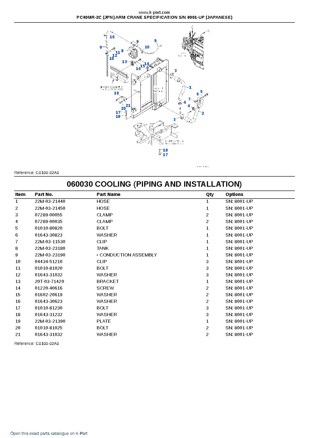 PC40MR-2C (JPN) ARM CRANE SPECIFICATION S/N 8001-UP (JAPANESE) – sample page 10 PC40MR-2C (JPN) ARM CRANE SPECIFICATION S/N 8001-UP (JAPANESE) – sample page 10