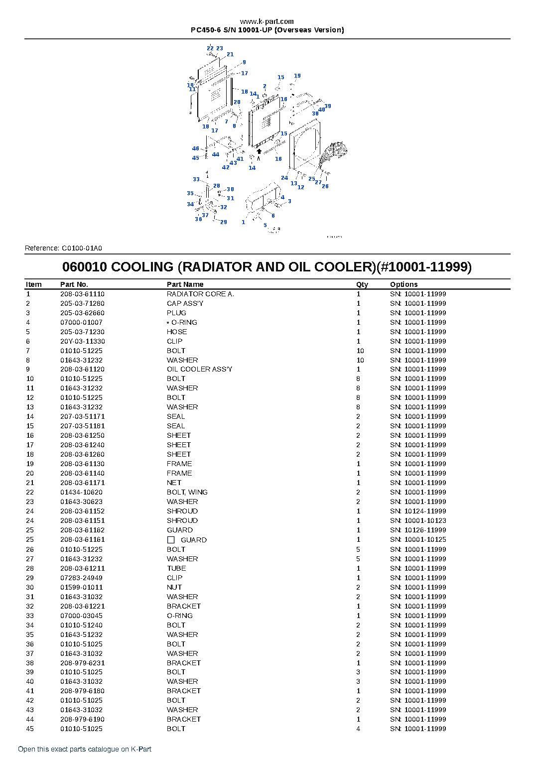 PC450-6 S/N 10001-UP (Overseas Version) – sample page 7 PC450-6 S/N 10001-UP (Overseas Version) – sample page 7