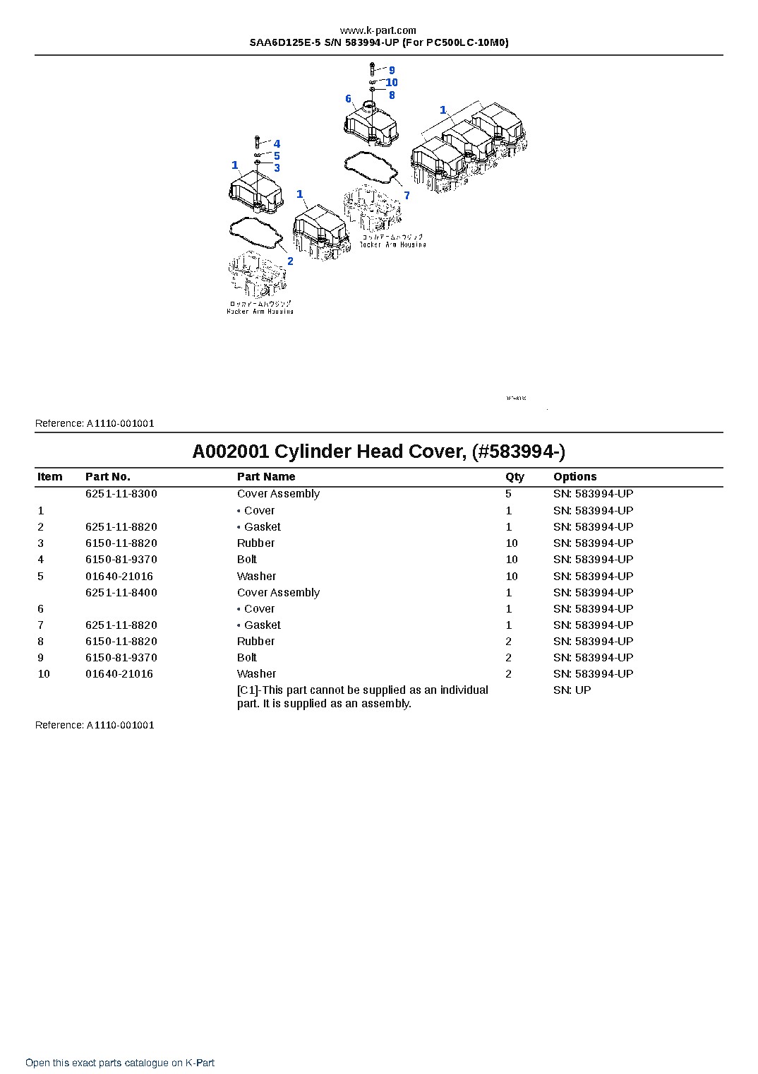 SAA6D125E-5 S/N 583994-UP (For PC500LC-10M0) – sample page 3