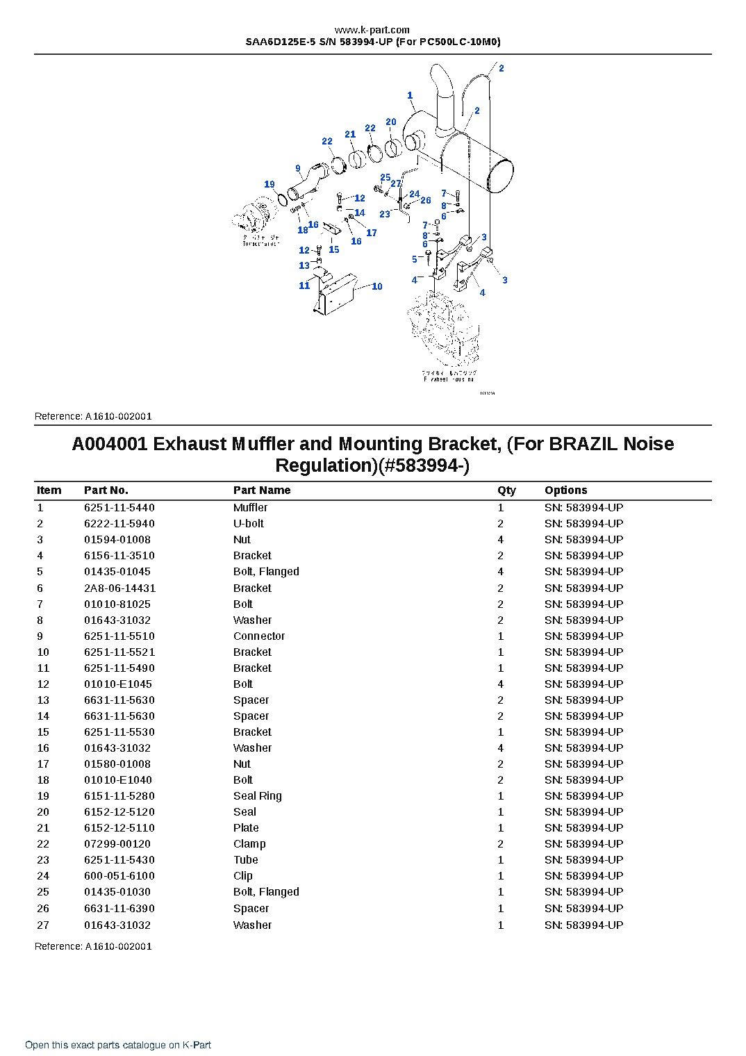 SAA6D125E-5 S/N 583994-UP (For PC500LC-10M0) – sample page 4