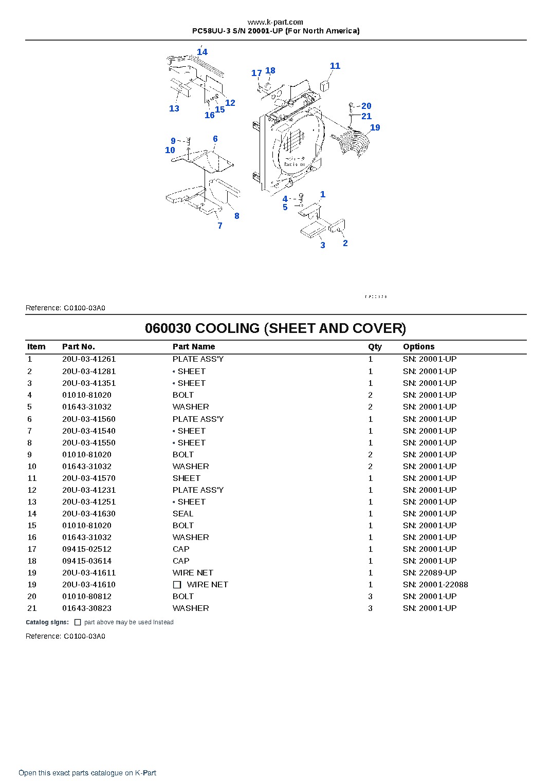 PC58UU-3 S/N 20001-UP (For North America) – sample page 9