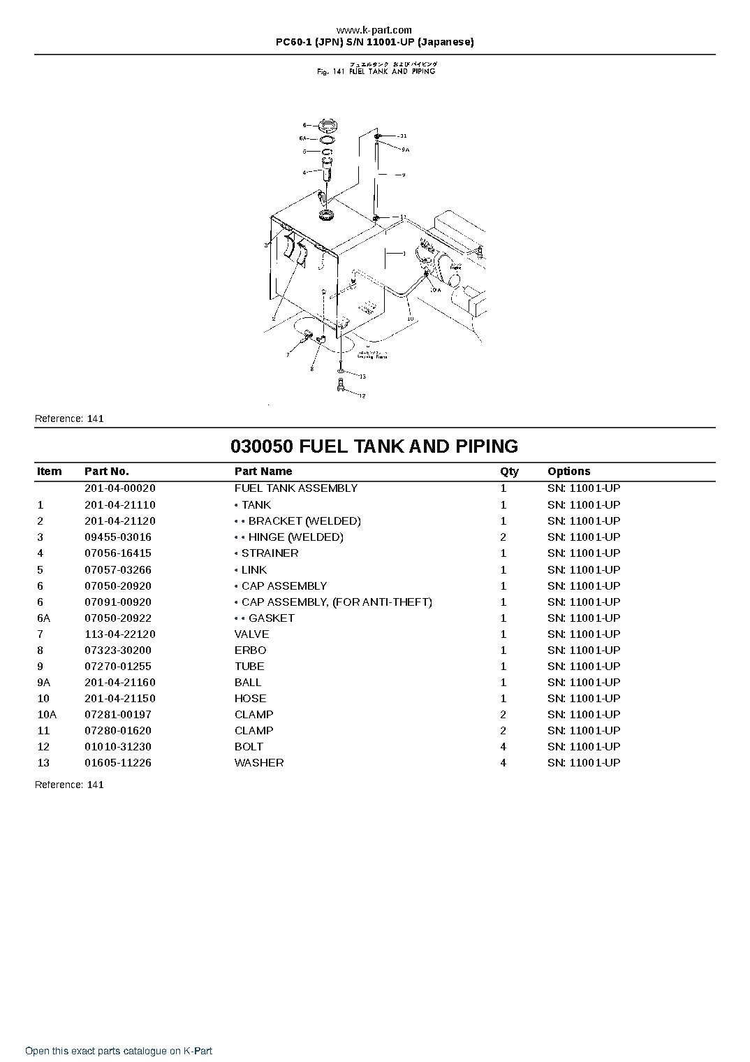 PC60-1 (JPN) S/N 11001-UP (Japanese) – sample page 7 PC60-1 (JPN) S/N 11001-UP (Japanese) – sample page 7