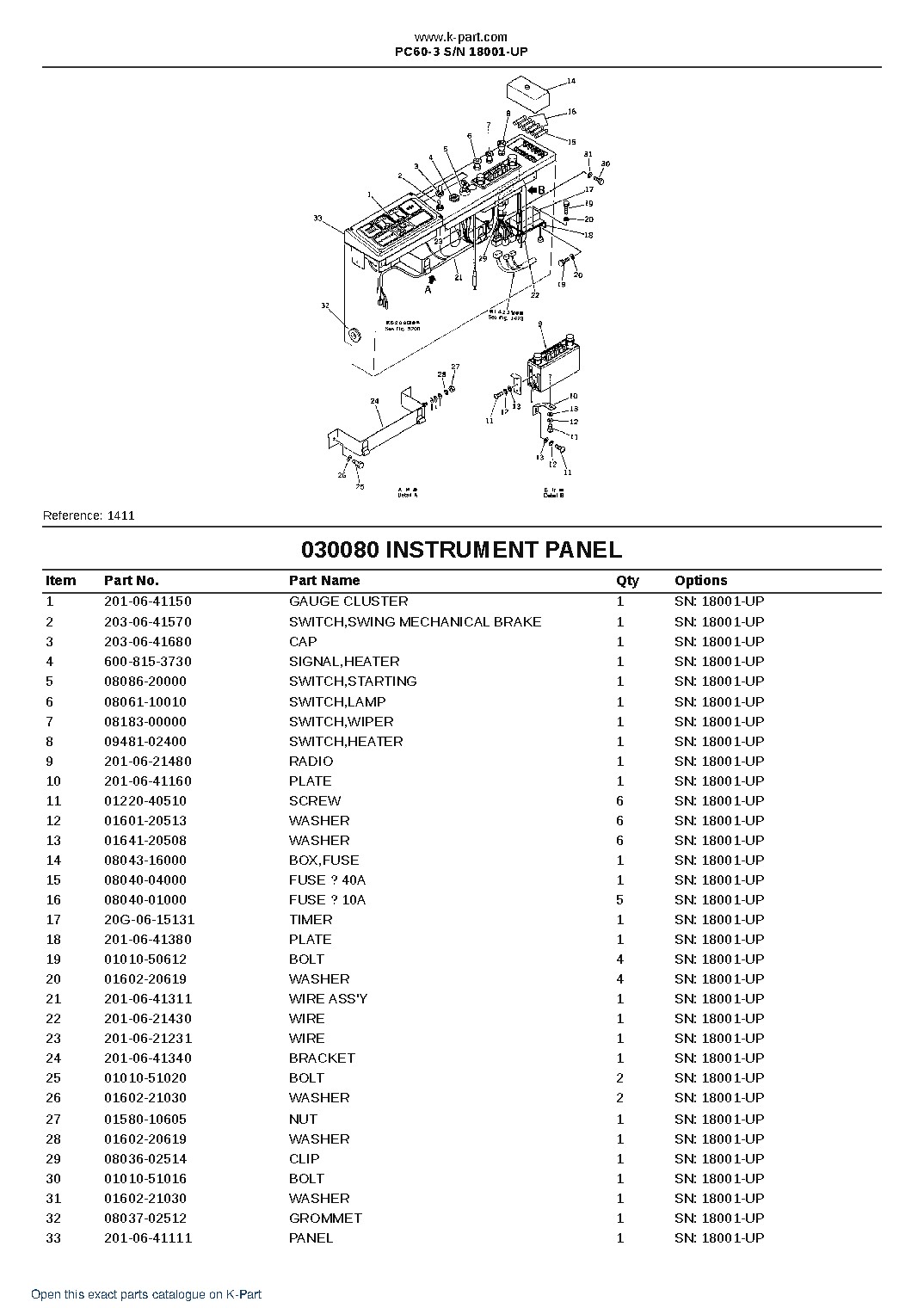 PC60-3 S/N 18001-UP – sample page 10 PC60-3 S/N 18001-UP – sample page 10
