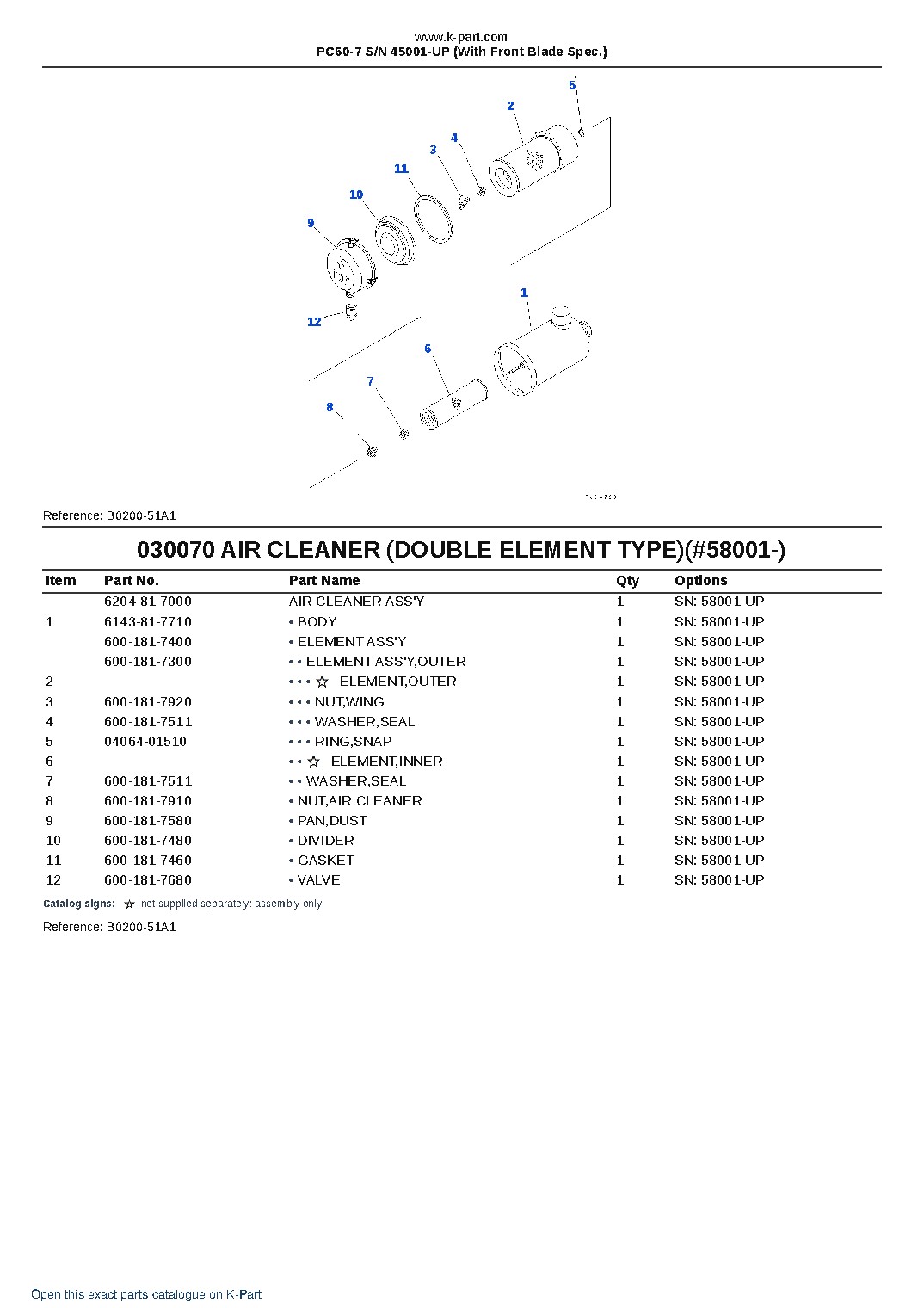 PC60-7 S/N 45001-UP (With Front Blade Spec.) – sample page 7 PC60-7 S/N 45001-UP (With Front Blade Spec.) – sample page 7