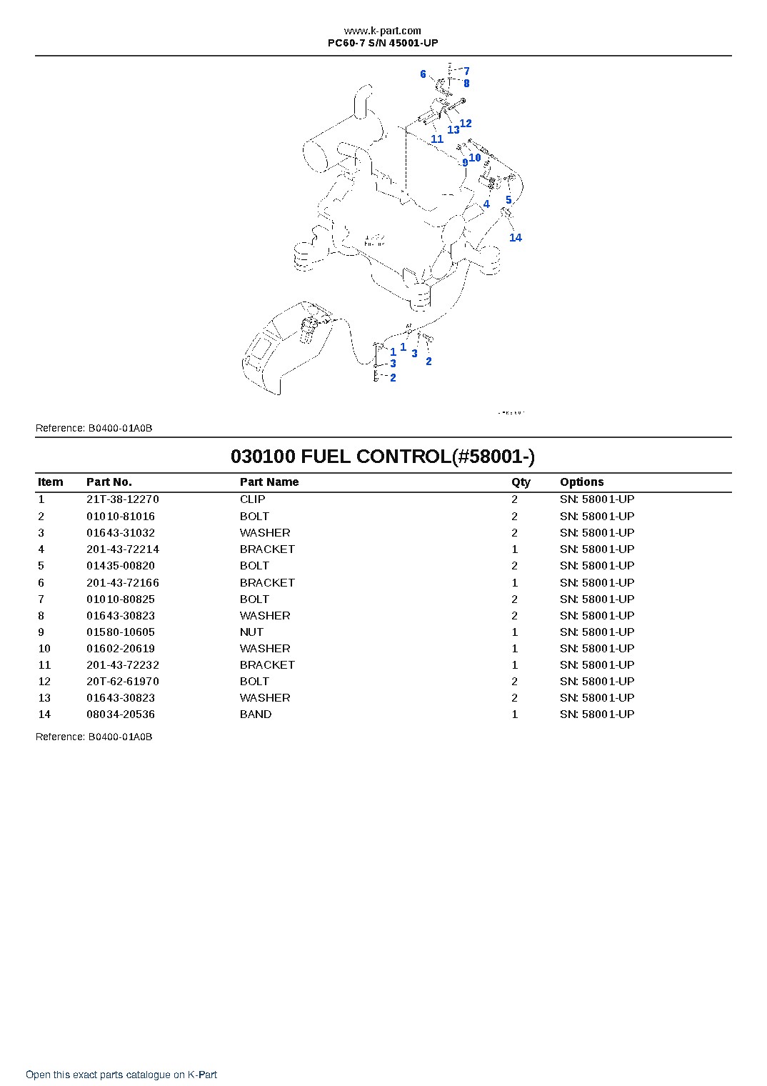 PC60-7 S/N 45001-UP – sample page 10 PC60-7 S/N 45001-UP – sample page 10