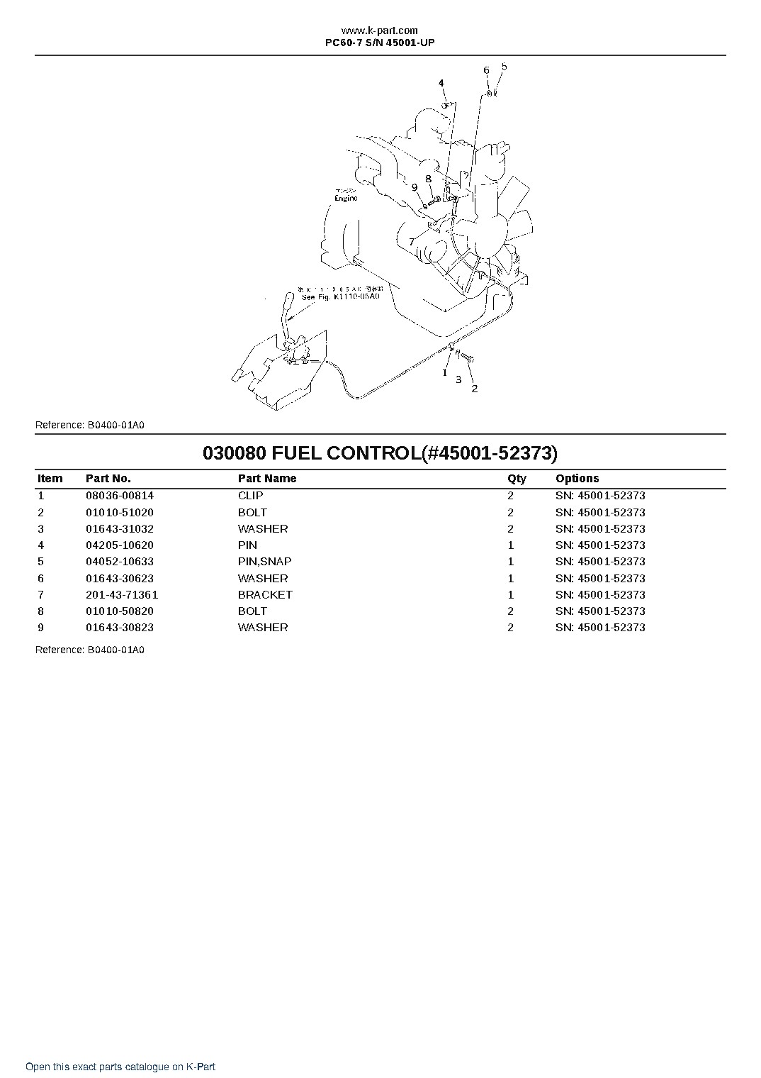 PC60-7 S/N 45001-UP – sample page 8 PC60-7 S/N 45001-UP – sample page 8