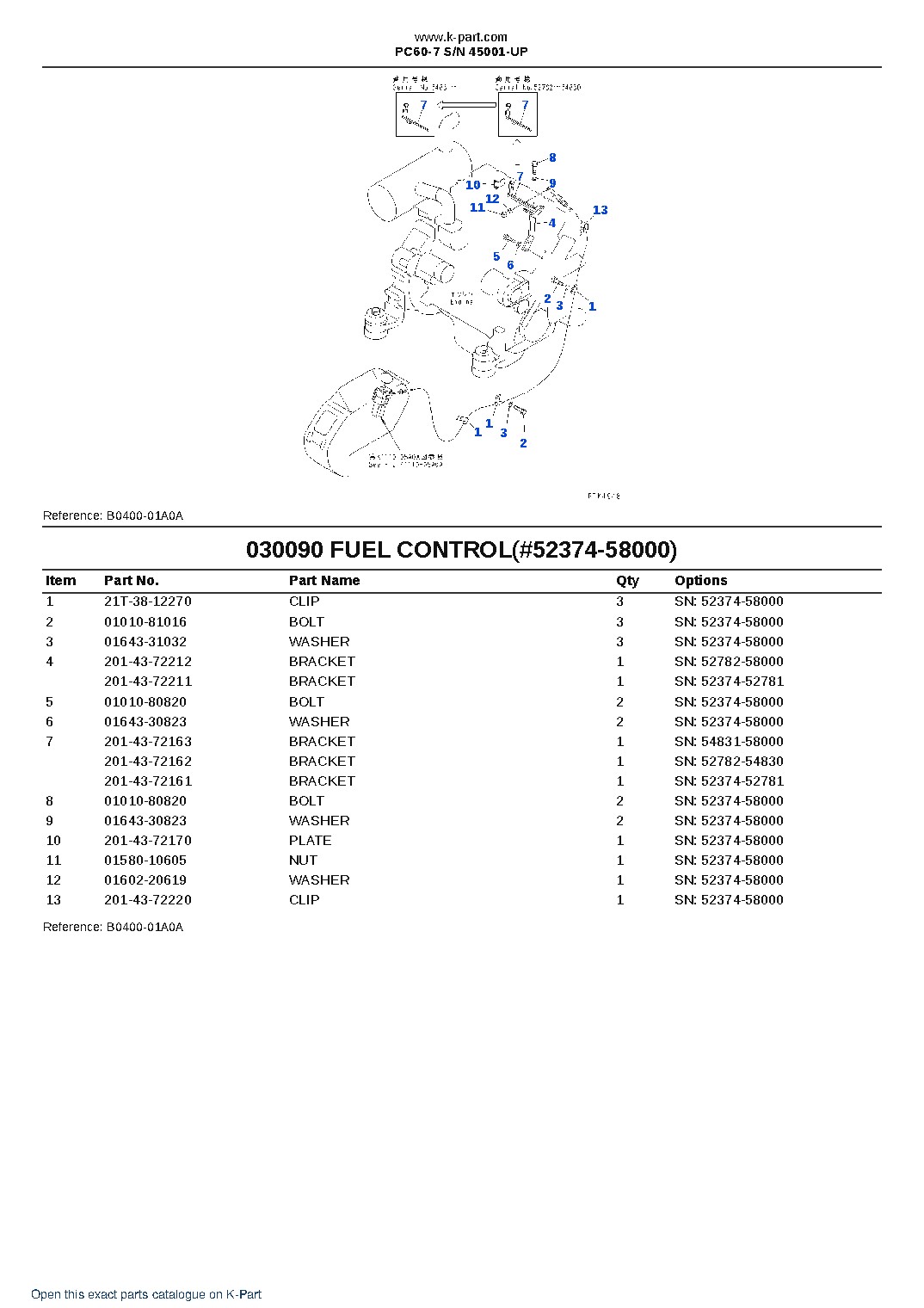 PC60-7 S/N 45001-UP – sample page 9 PC60-7 S/N 45001-UP – sample page 9