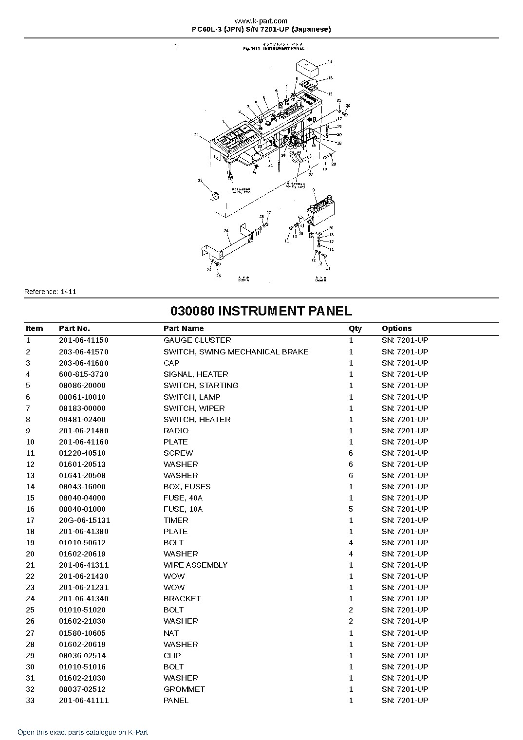 PC60L-3 (JPN) S/N 7201-UP (Japanese) – sample page 10 PC60L-3 (JPN) S/N 7201-UP (Japanese) – sample page 10
