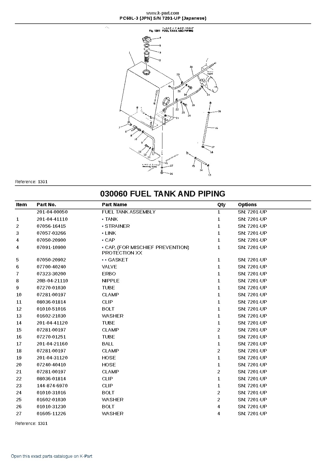 PC60L-3 (JPN) S/N 7201-UP (Japanese) – sample page 8 PC60L-3 (JPN) S/N 7201-UP (Japanese) – sample page 8