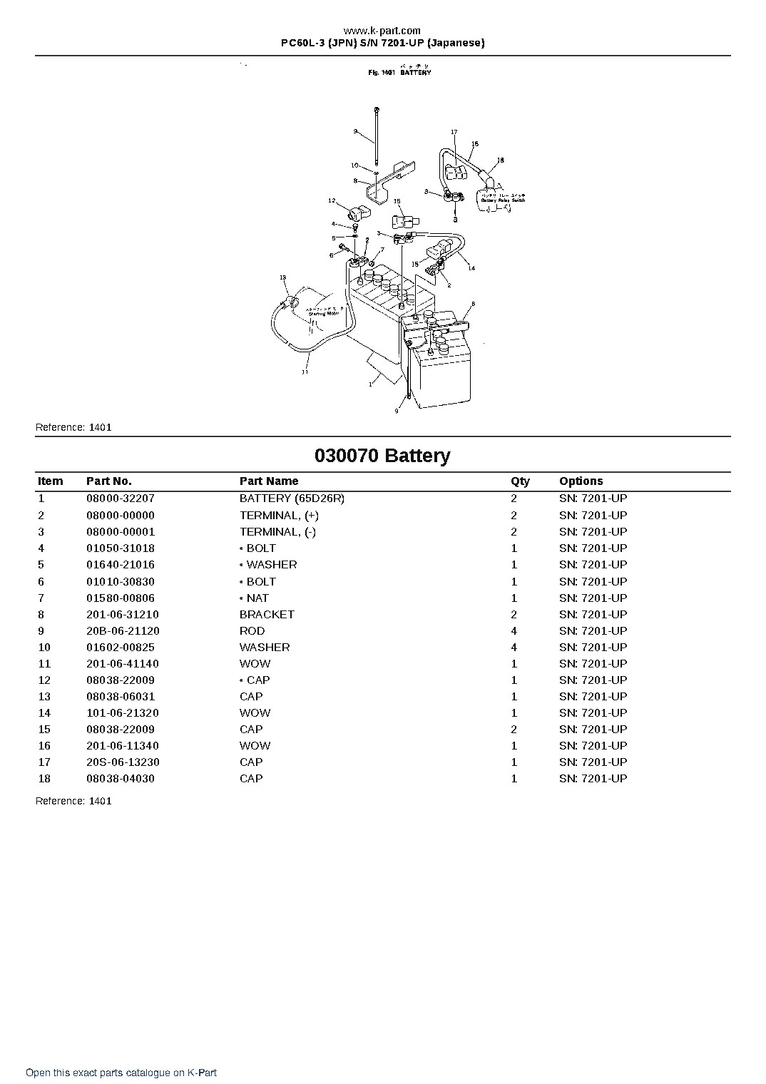 PC60L-3 (JPN) S/N 7201-UP (Japanese) – sample page 9 PC60L-3 (JPN) S/N 7201-UP (Japanese) – sample page 9
