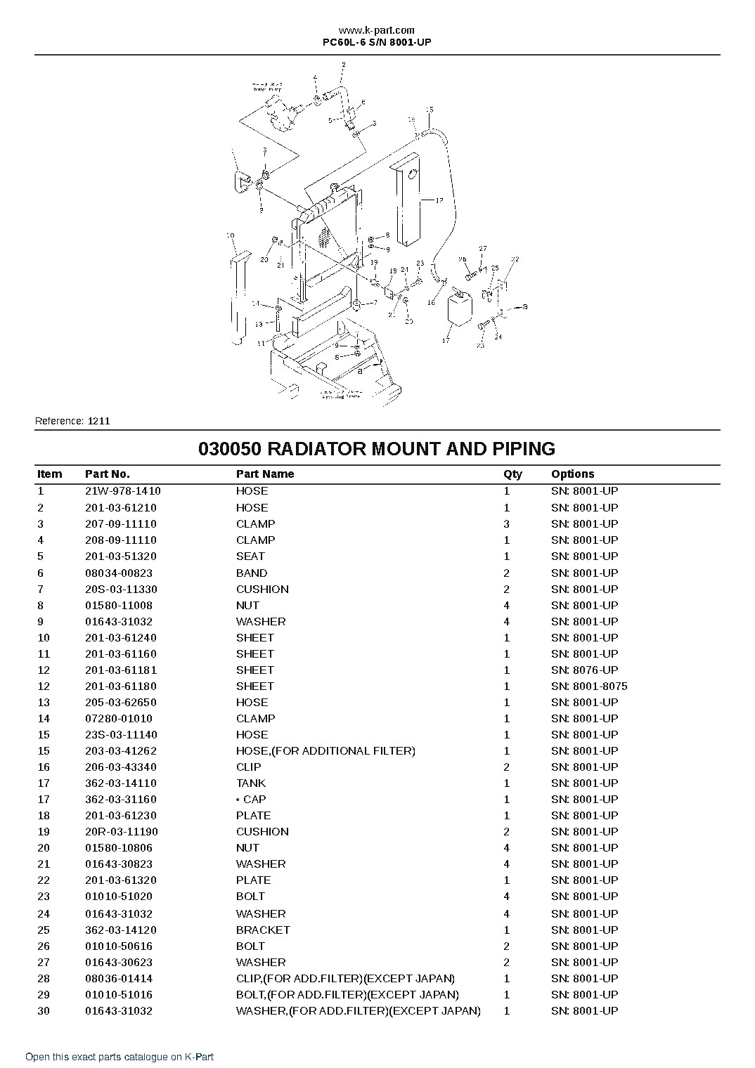 PC60L-6 S/N 8001-UP – sample page 7