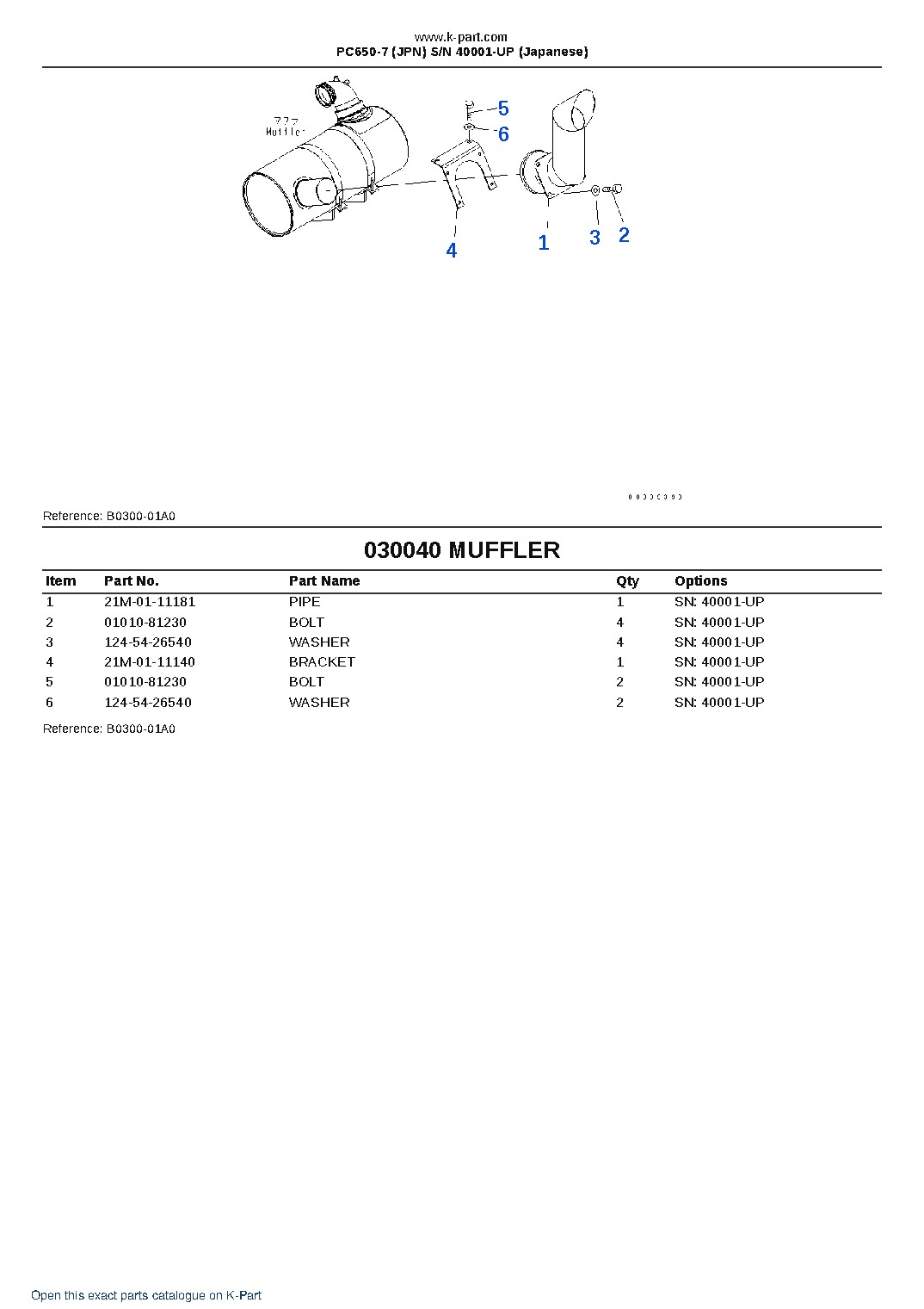 PC650-7 (JPN) S/N 40001-UP (Japanese) – sample page 4 PC650-7 (JPN) S/N 40001-UP (Japanese) – sample page 4