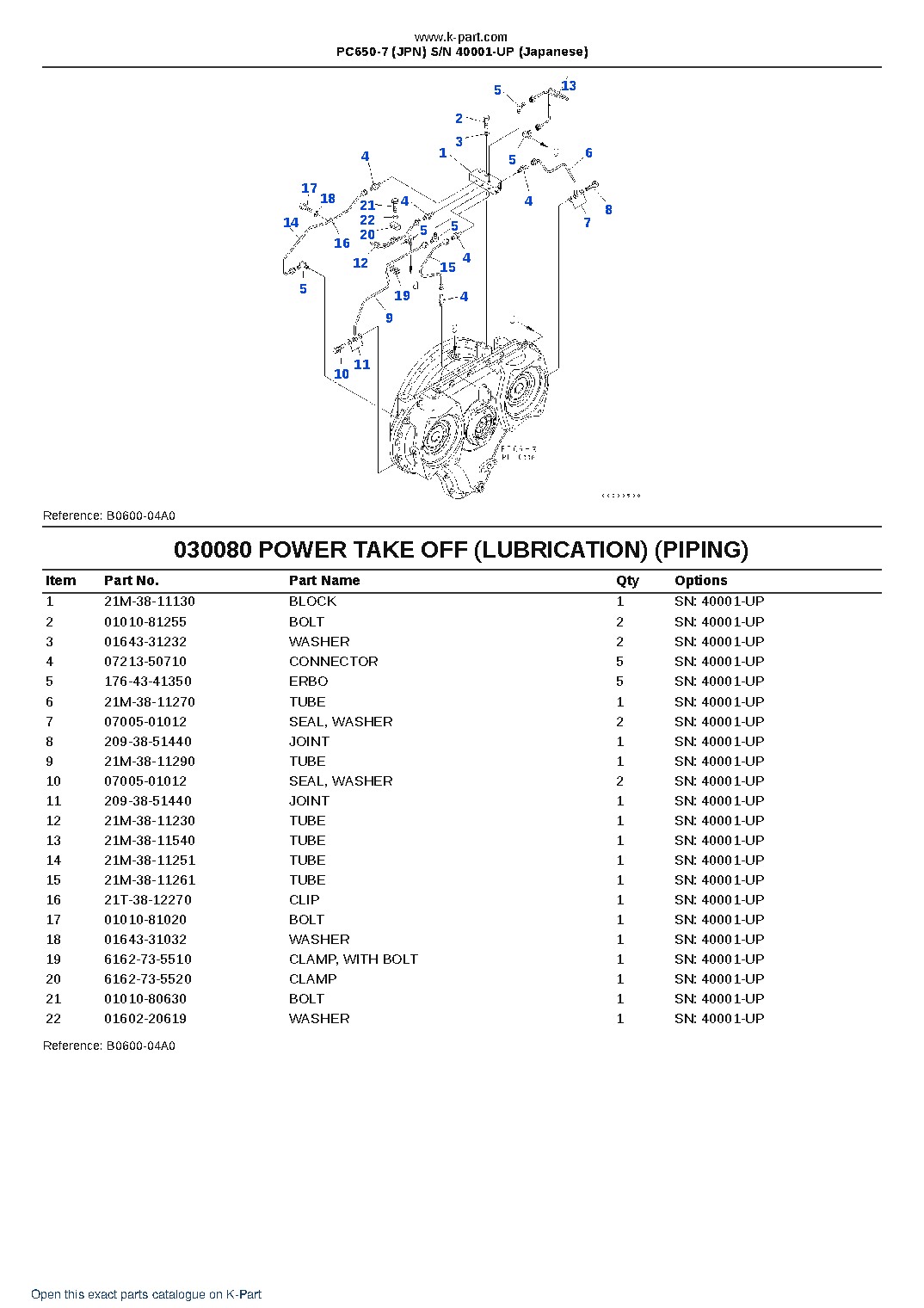 PC650-7 (JPN) S/N 40001-UP (Japanese) – sample page 8 PC650-7 (JPN) S/N 40001-UP (Japanese) – sample page 8