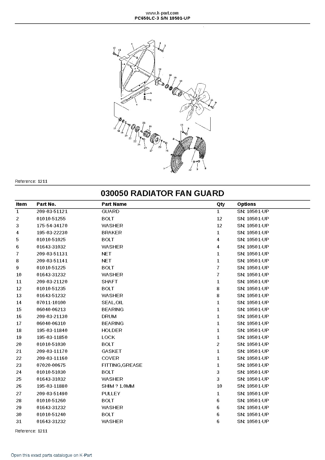 PC650LC-3 S/N 10501-UP – sample page 6 PC650LC-3 S/N 10501-UP – sample page 6