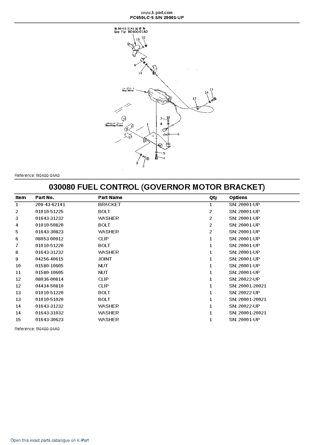 PC650LC-5 S/N 20001-UP – sample page 8