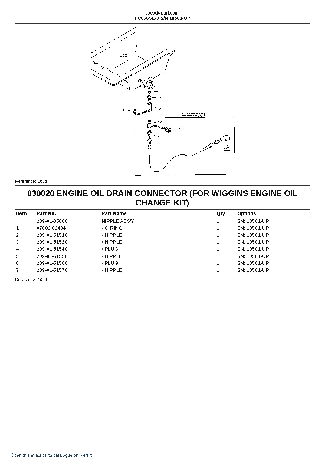 PC650SE-3 S/N 10501-UP – sample page 3 PC650SE-3 S/N 10501-UP – sample page 3