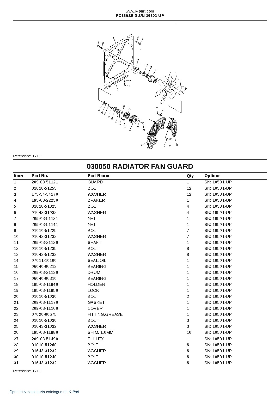 PC650SE-3 S/N 10501-UP – sample page 6 PC650SE-3 S/N 10501-UP – sample page 6