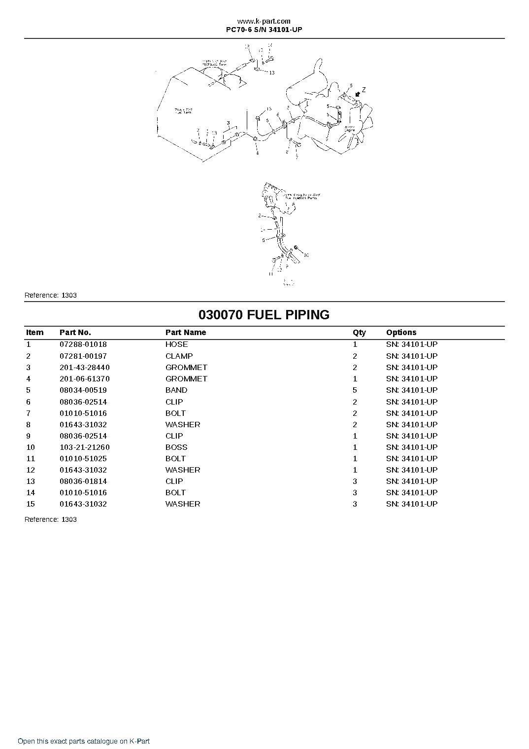 PC70-6 S/N 34101-UP – sample page 8 PC70-6 S/N 34101-UP – sample page 8