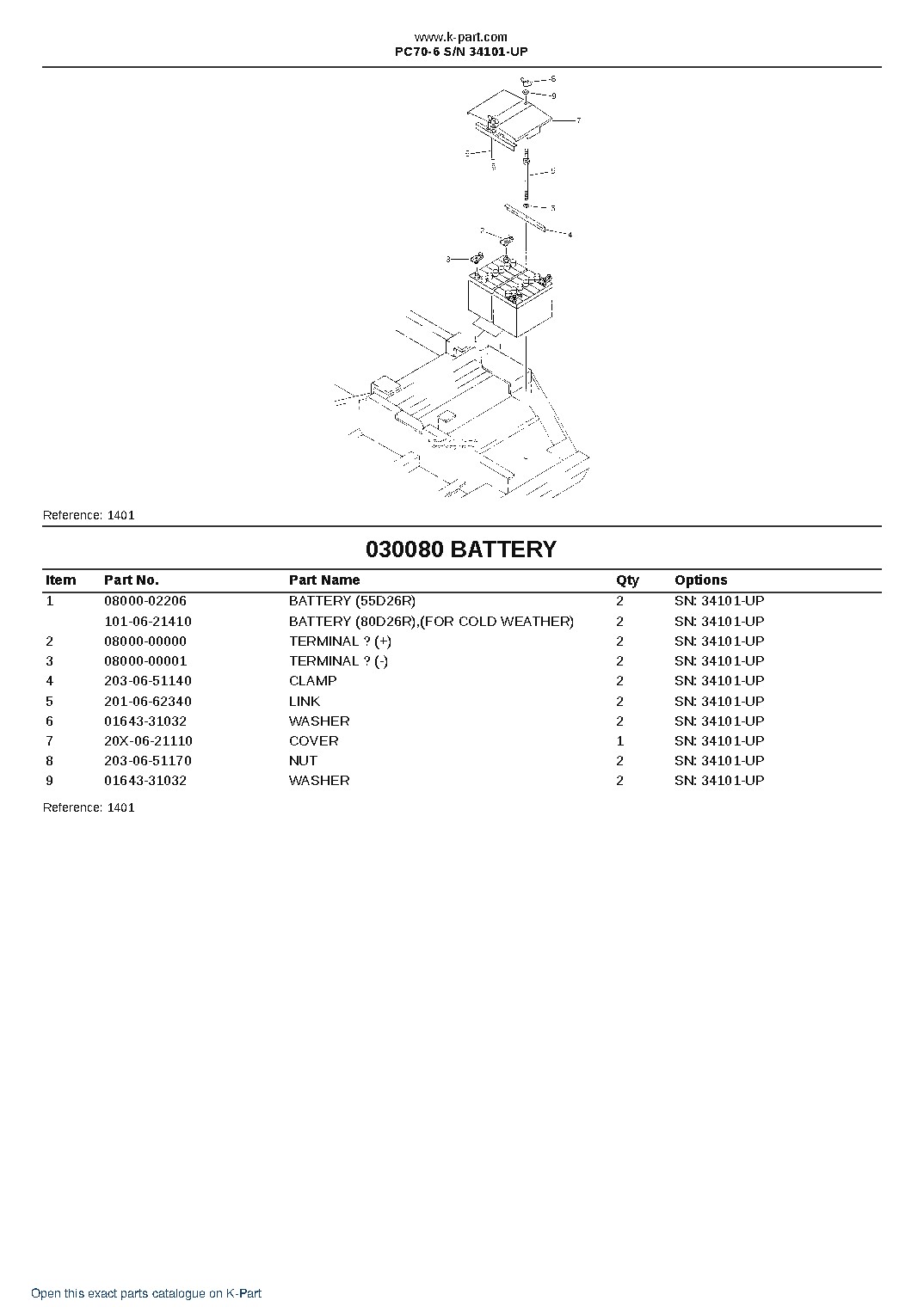PC70-6 S/N 34101-UP – sample page 9 PC70-6 S/N 34101-UP – sample page 9
