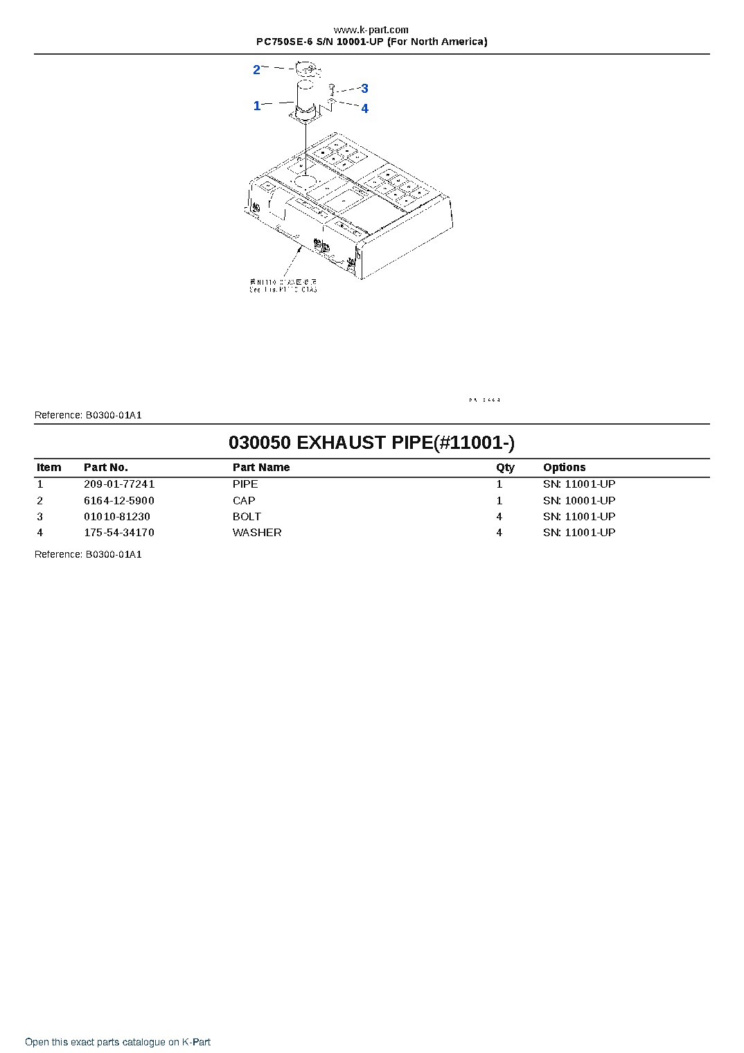PC750SE-6 S/N 10001-UP (For North America) – sample page 6 PC750SE-6 S/N 10001-UP (For North America) – sample page 6
