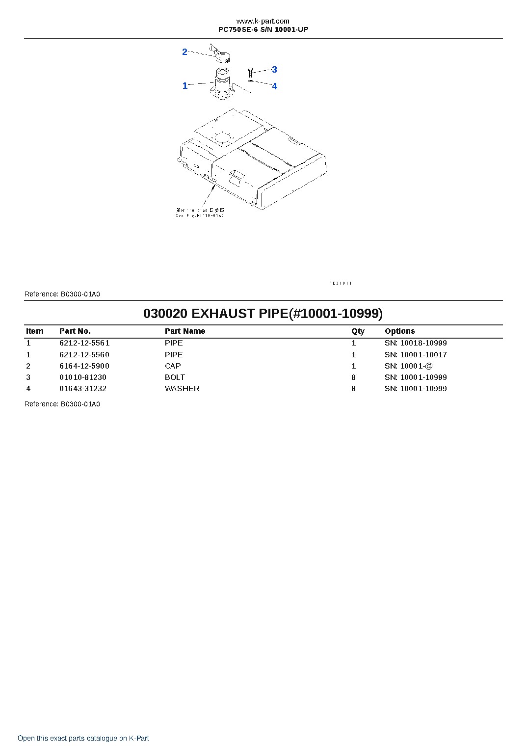 PC750SE-6 S/N 10001-UP – sample page 2 PC750SE-6 S/N 10001-UP – sample page 2