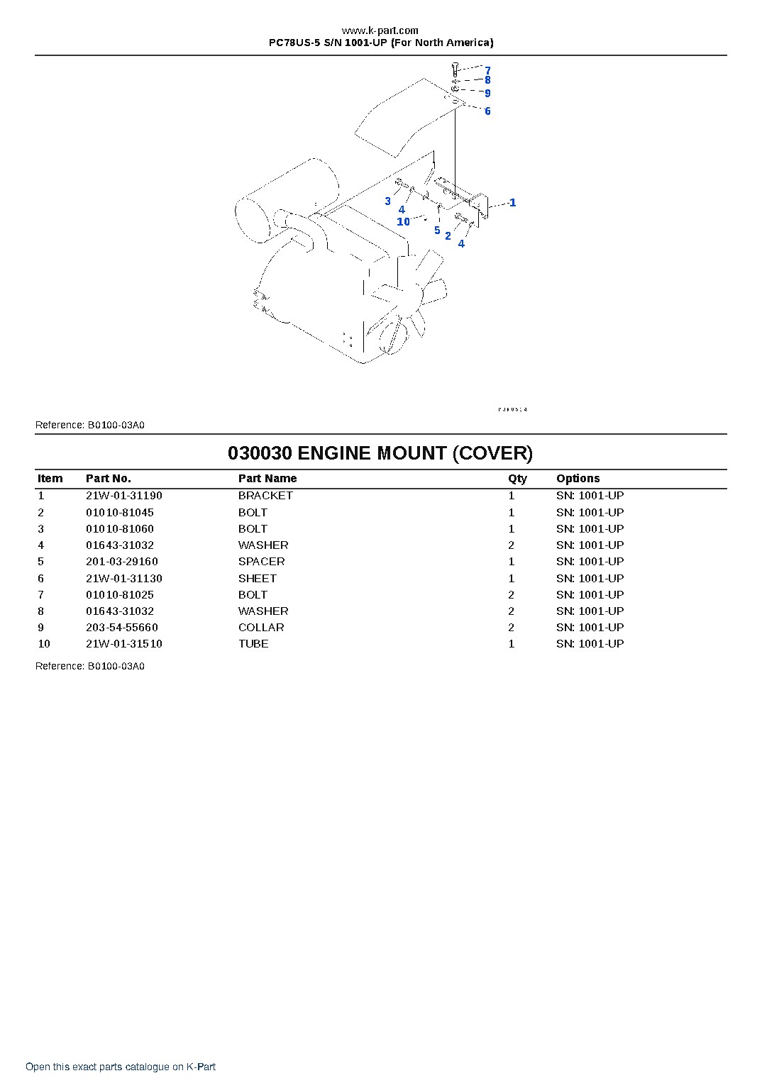 PC78US-5 S/N 1001-UP (For North America) – sample page 3