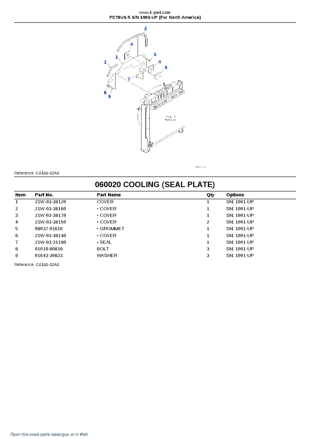 PC78US-5 S/N 1001-UP (For North America) – sample page 7