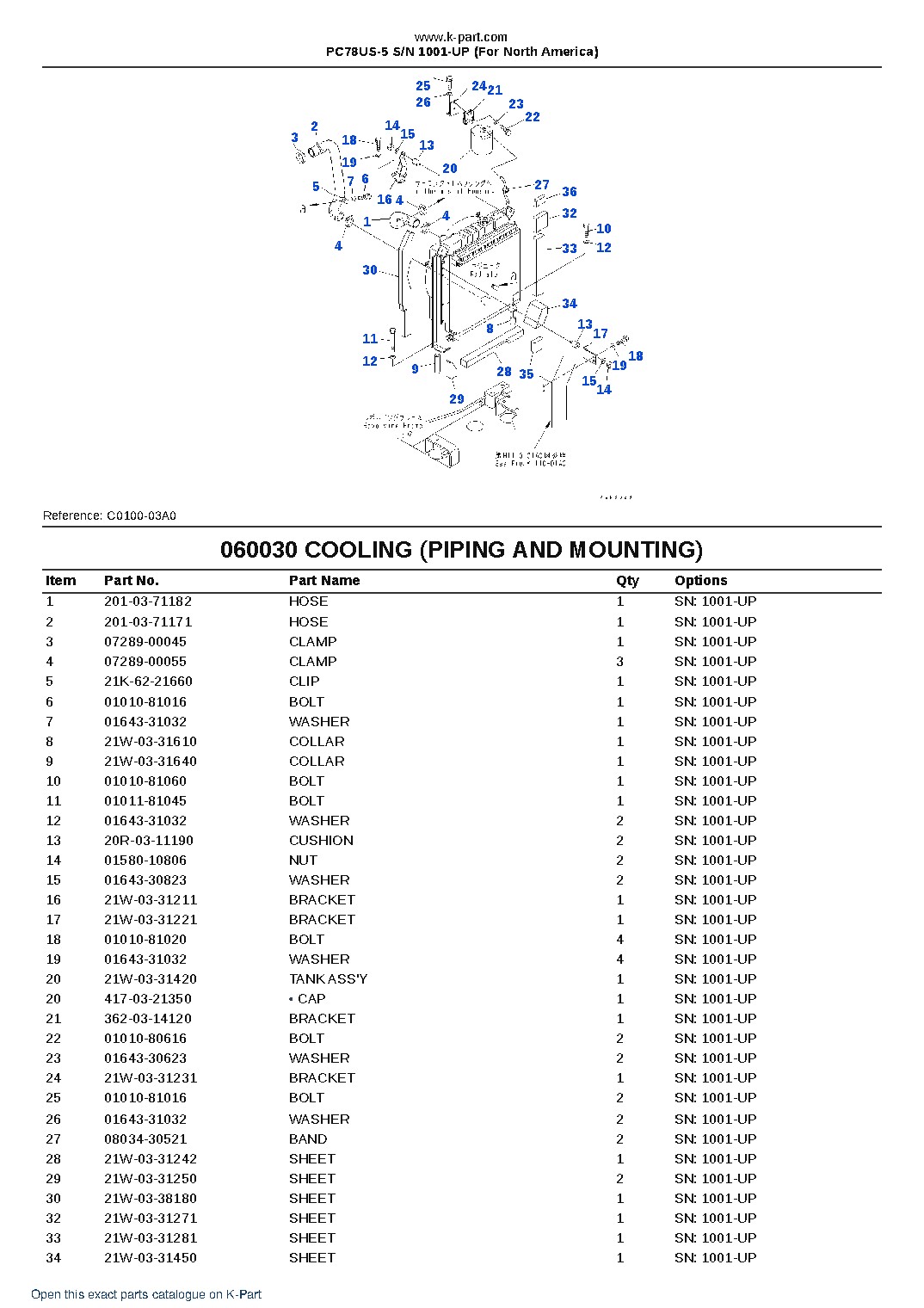 PC78US-5 S/N 1001-UP (For North America) – sample page 8
