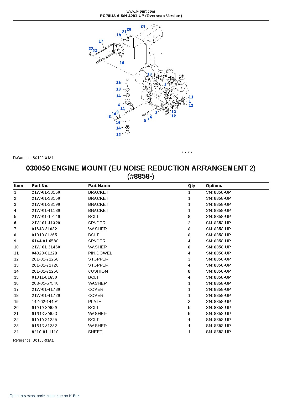 PC78US-6 S/N 4001-UP (Overseas Version) – sample page 5 PC78US-6 S/N 4001-UP (Overseas Version) – sample page 5