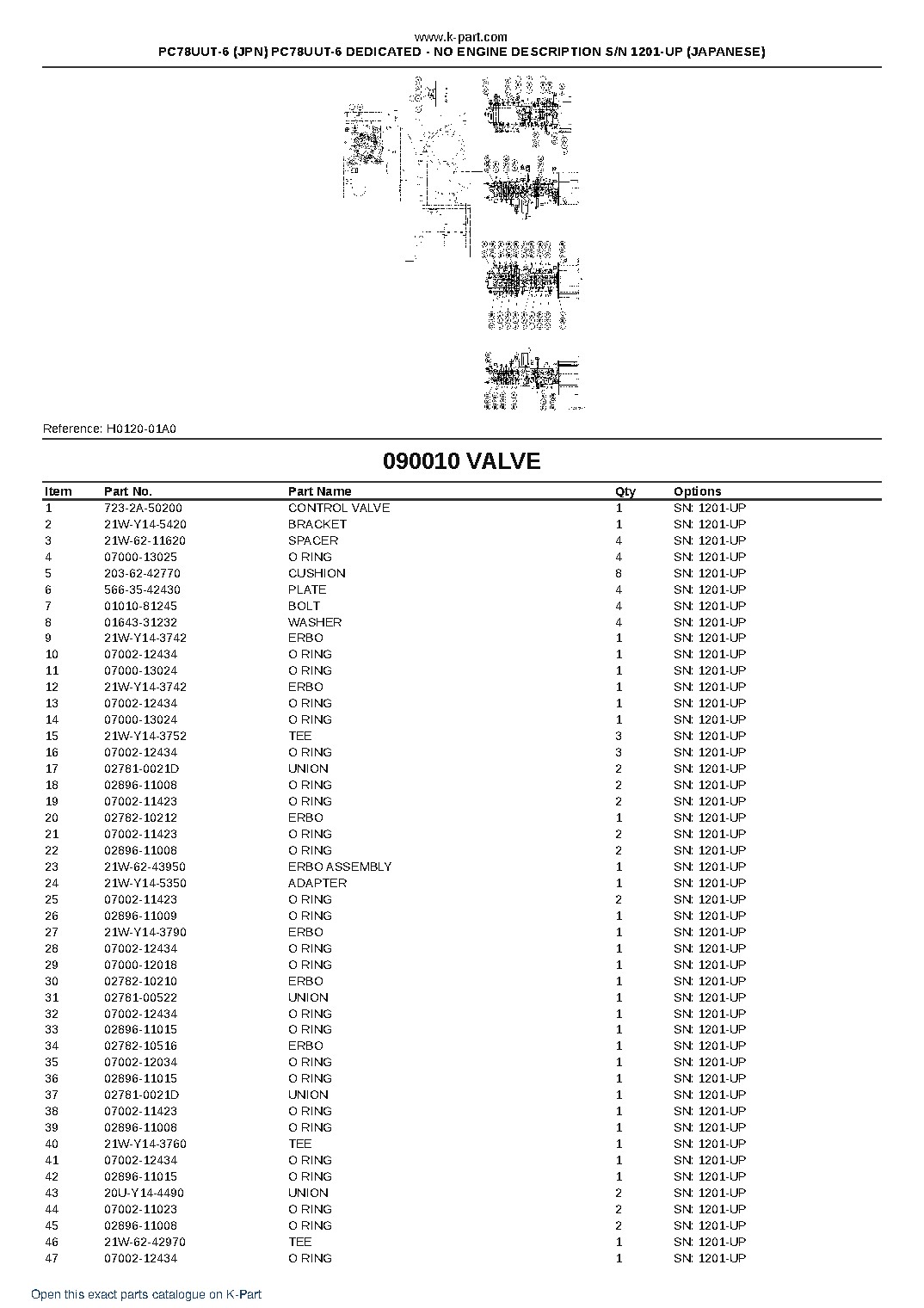 PC78UUT-6 (JPN) PC78UUT-6 DEDICATED – NO ENGINE DESCRIPTION S/N 1201-UP (JAPANESE) – sample page 5 PC78UUT-6 (JPN) PC78UUT-6 DEDICATED – NO ENGINE DESCRIPTION S/N 1201-UP (JAPANESE) – sample page 5