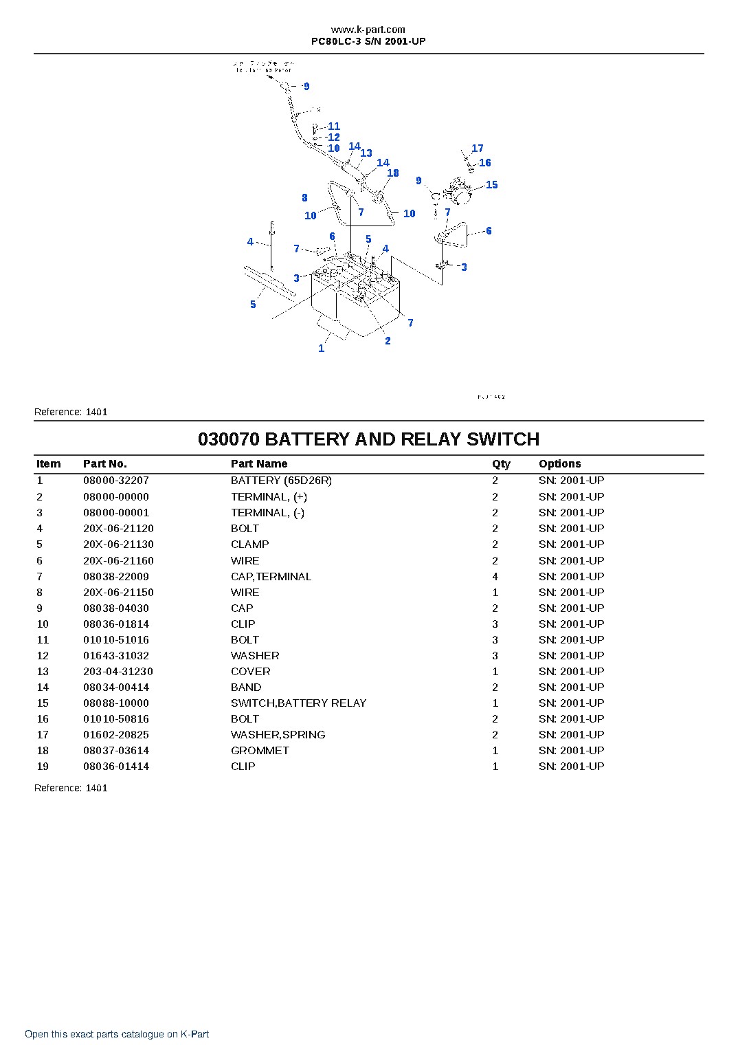 PC80LC-3 S/N 2001-UP – sample page 7