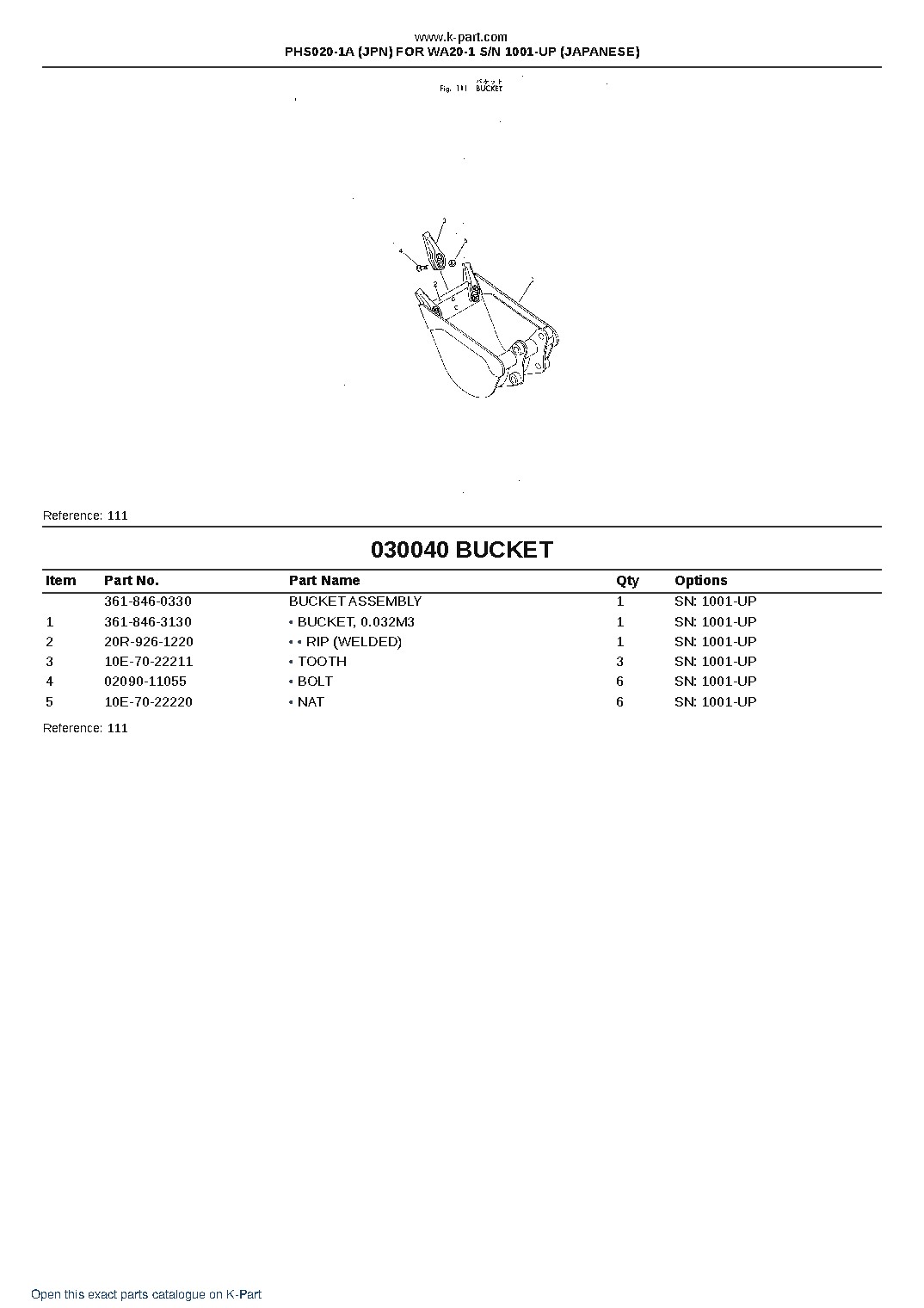 PHS020-1A (JPN) FOR WA20-1 S/N 1001-UP (JAPANESE) – sample page 4 PHS020-1A (JPN) FOR WA20-1 S/N 1001-UP (JAPANESE) – sample page 4