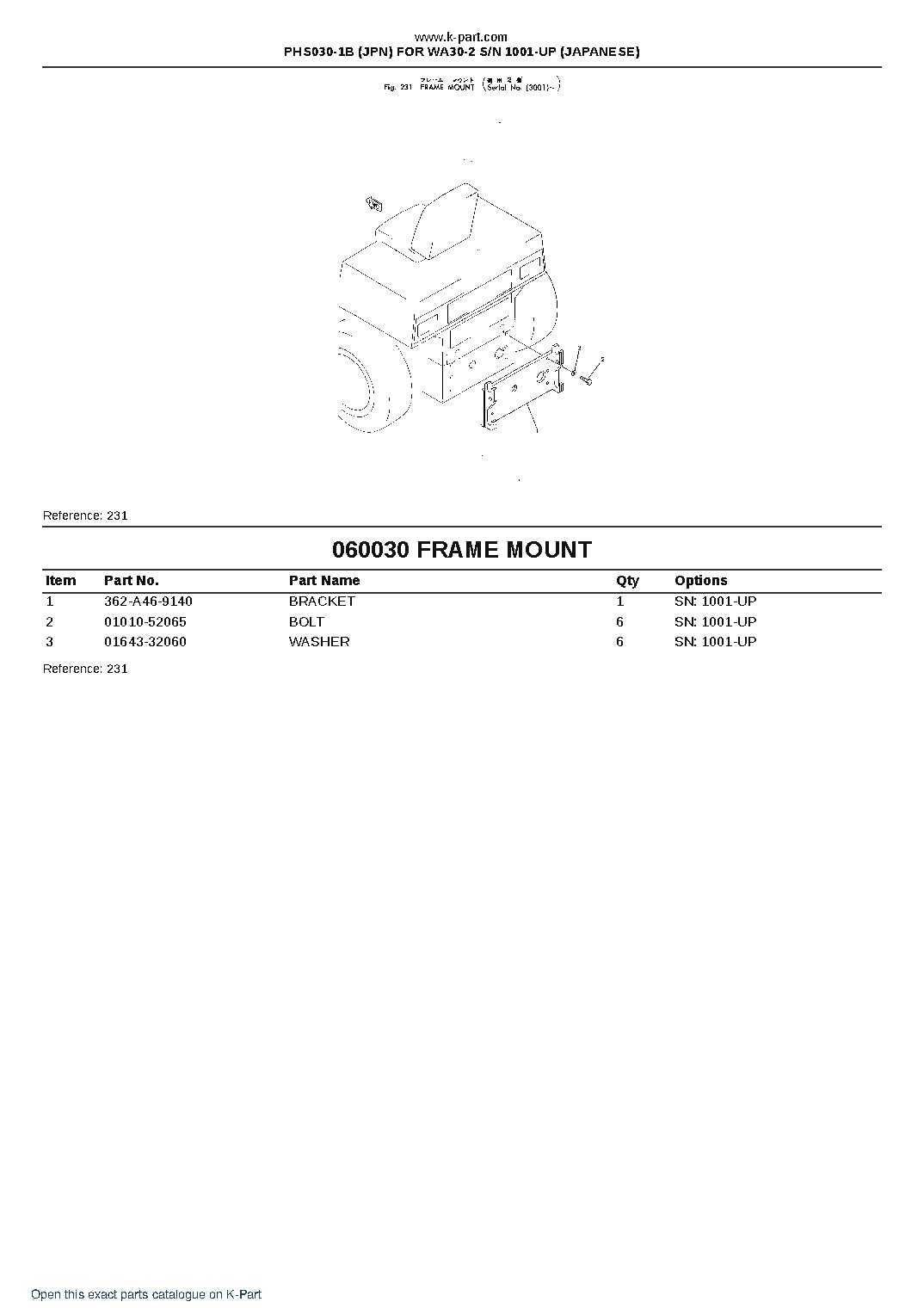 PHS030-1B (JPN) FOR WA30-2 S/N 1001-UP (JAPANESE) – sample page 10 PHS030-1B (JPN) FOR WA30-2 S/N 1001-UP (JAPANESE) – sample page 10