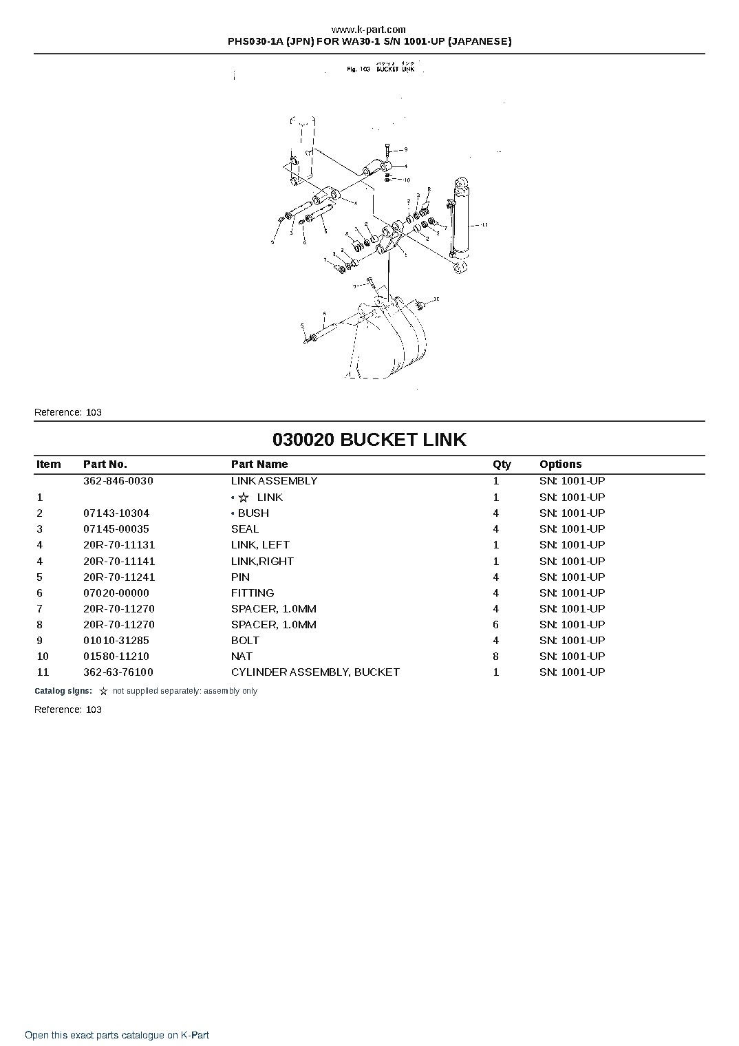 PHS030-1A (JPN) FOR WA30-1 S/N 1001-UP (JAPANESE) – sample page 3 PHS030-1A (JPN) FOR WA30-1 S/N 1001-UP (JAPANESE) – sample page 3
