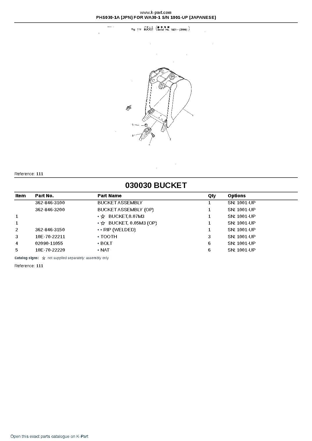 PHS030-1A (JPN) FOR WA30-1 S/N 1001-UP (JAPANESE) – sample page 4 PHS030-1A (JPN) FOR WA30-1 S/N 1001-UP (JAPANESE) – sample page 4