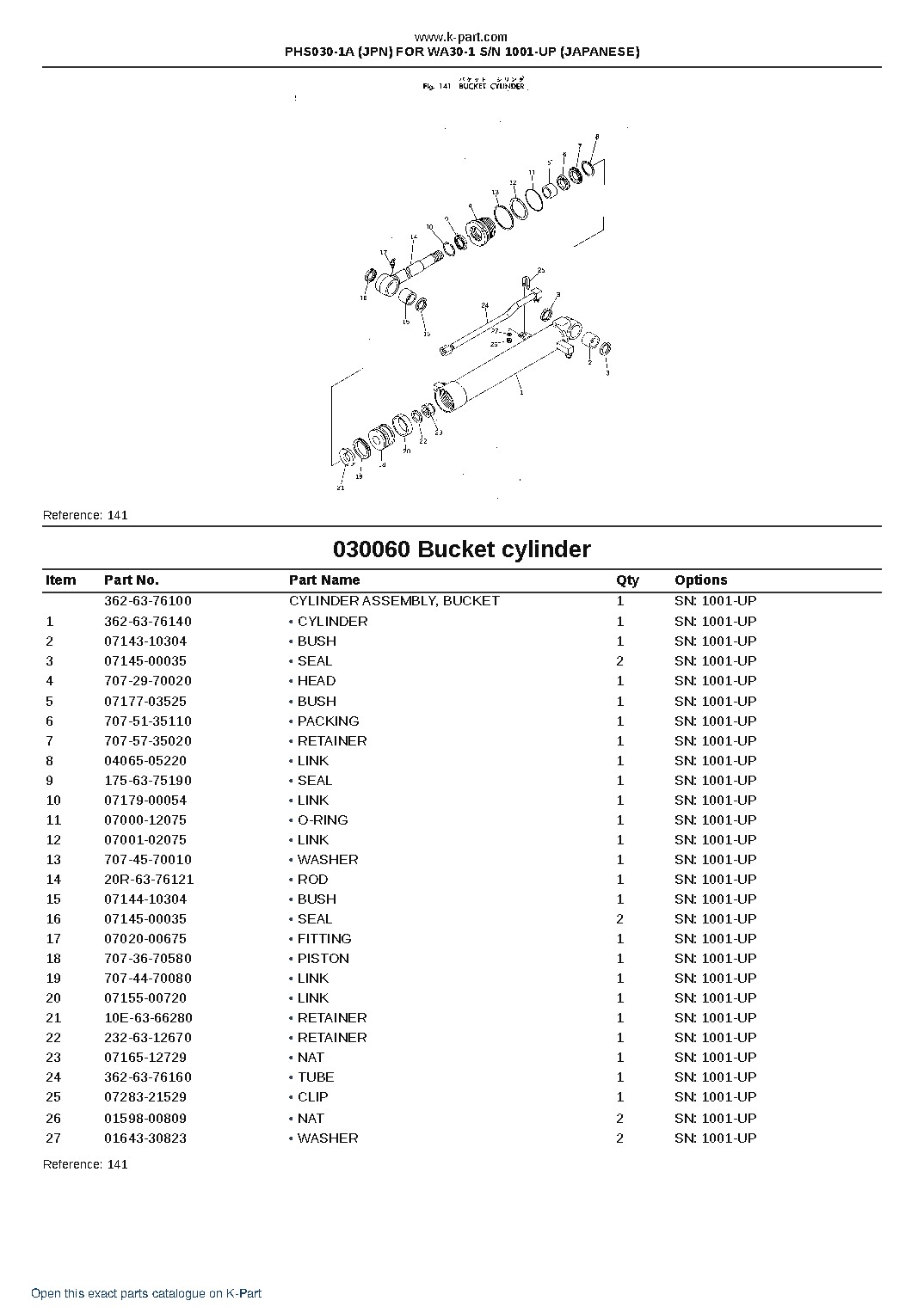 PHS030-1A (JPN) FOR WA30-1 S/N 1001-UP (JAPANESE) – sample page 7 PHS030-1A (JPN) FOR WA30-1 S/N 1001-UP (JAPANESE) – sample page 7