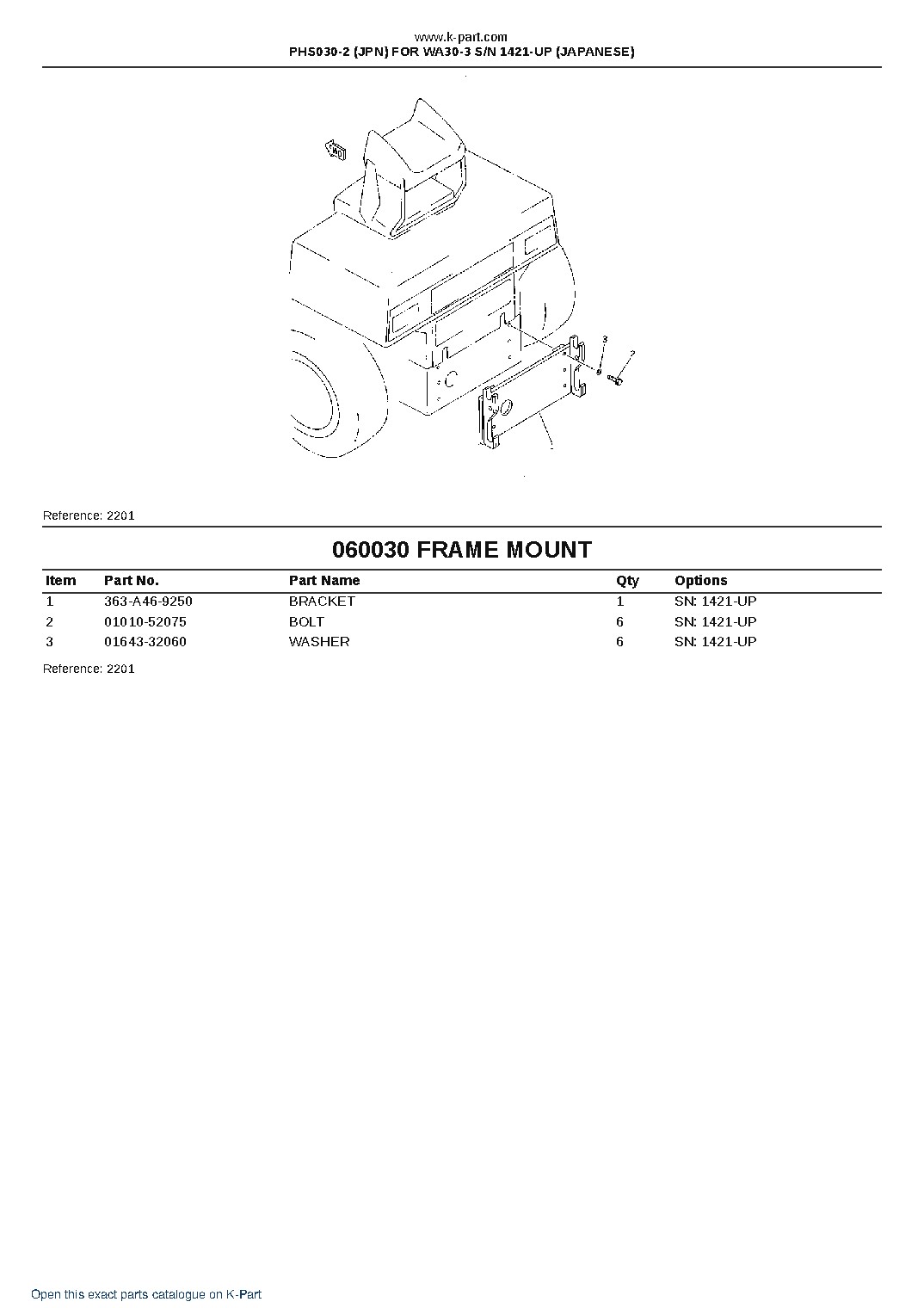 PHS030-2 (JPN) FOR WA30-3 S/N 1421-UP (JAPANESE) – sample page 10 PHS030-2 (JPN) FOR WA30-3 S/N 1421-UP (JAPANESE) – sample page 10