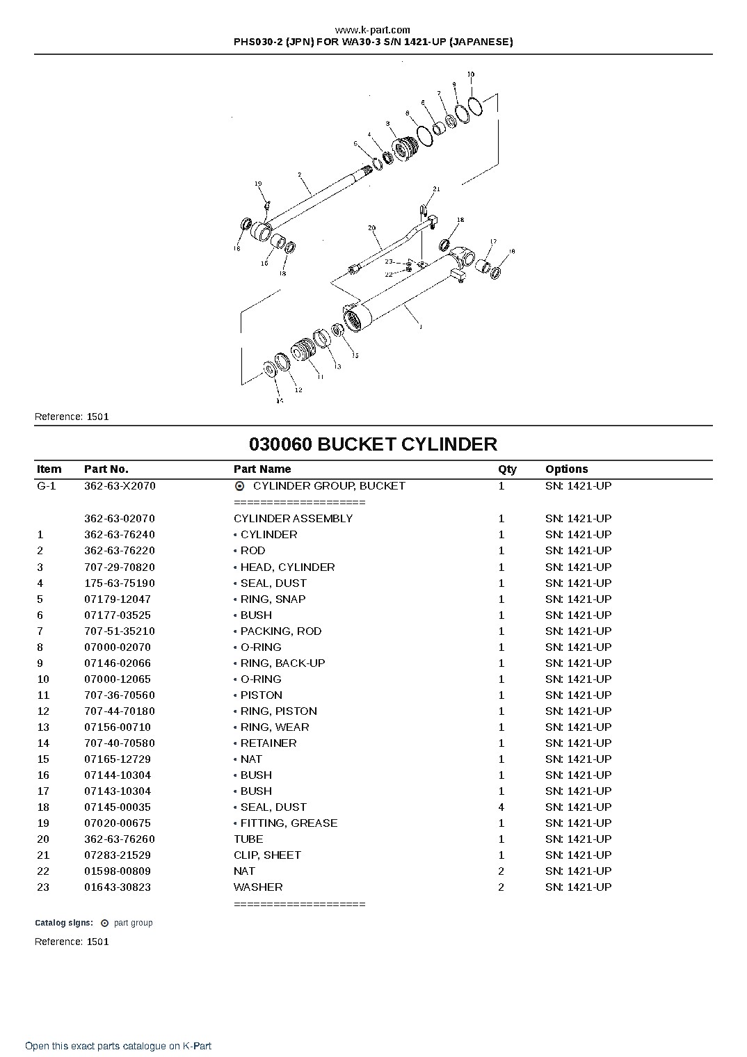 PHS030-2 (JPN) FOR WA30-3 S/N 1421-UP (JAPANESE) – sample page 7 PHS030-2 (JPN) FOR WA30-3 S/N 1421-UP (JAPANESE) – sample page 7