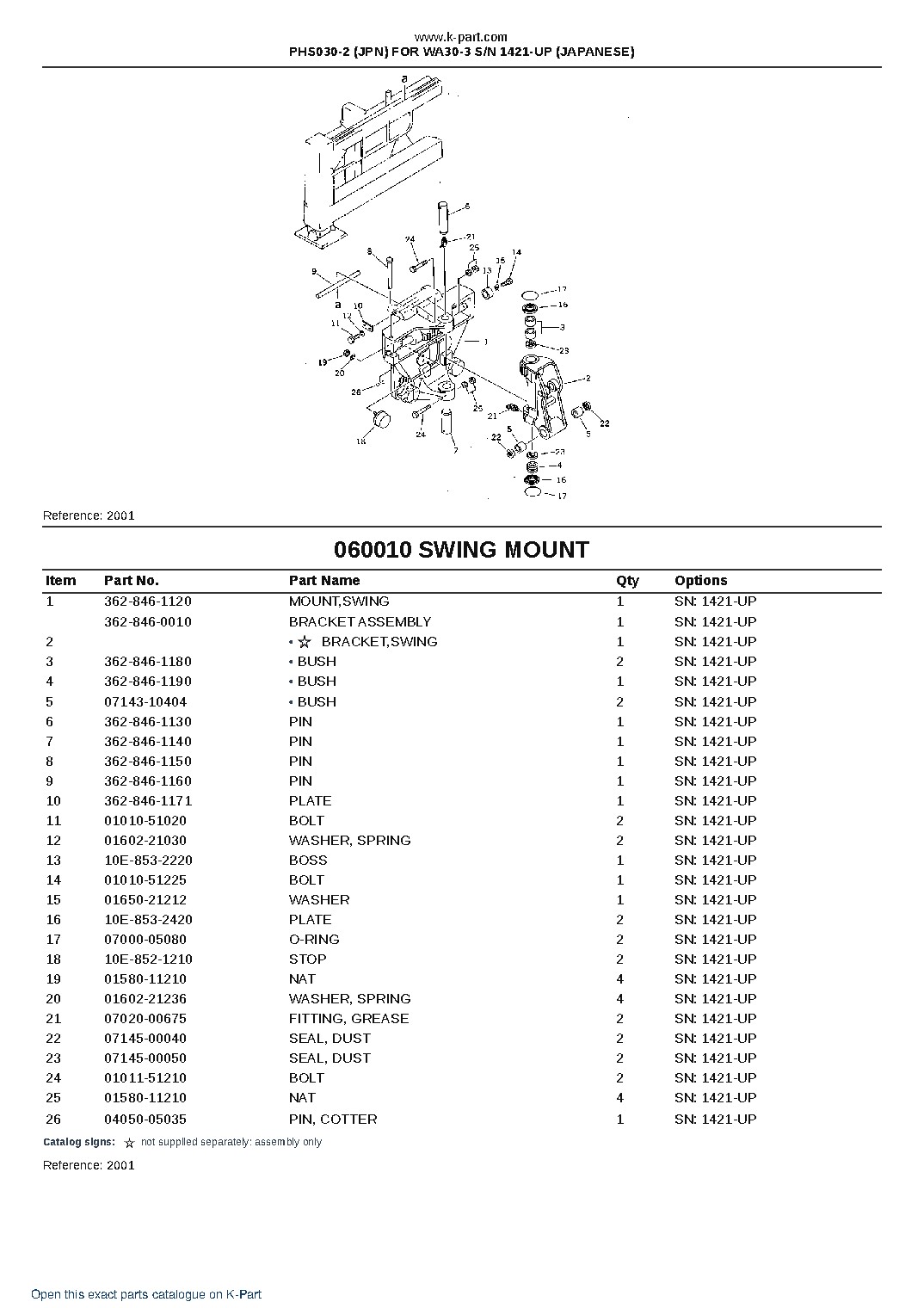 PHS030-2 (JPN) FOR WA30-3 S/N 1421-UP (JAPANESE) – sample page 8 PHS030-2 (JPN) FOR WA30-3 S/N 1421-UP (JAPANESE) – sample page 8