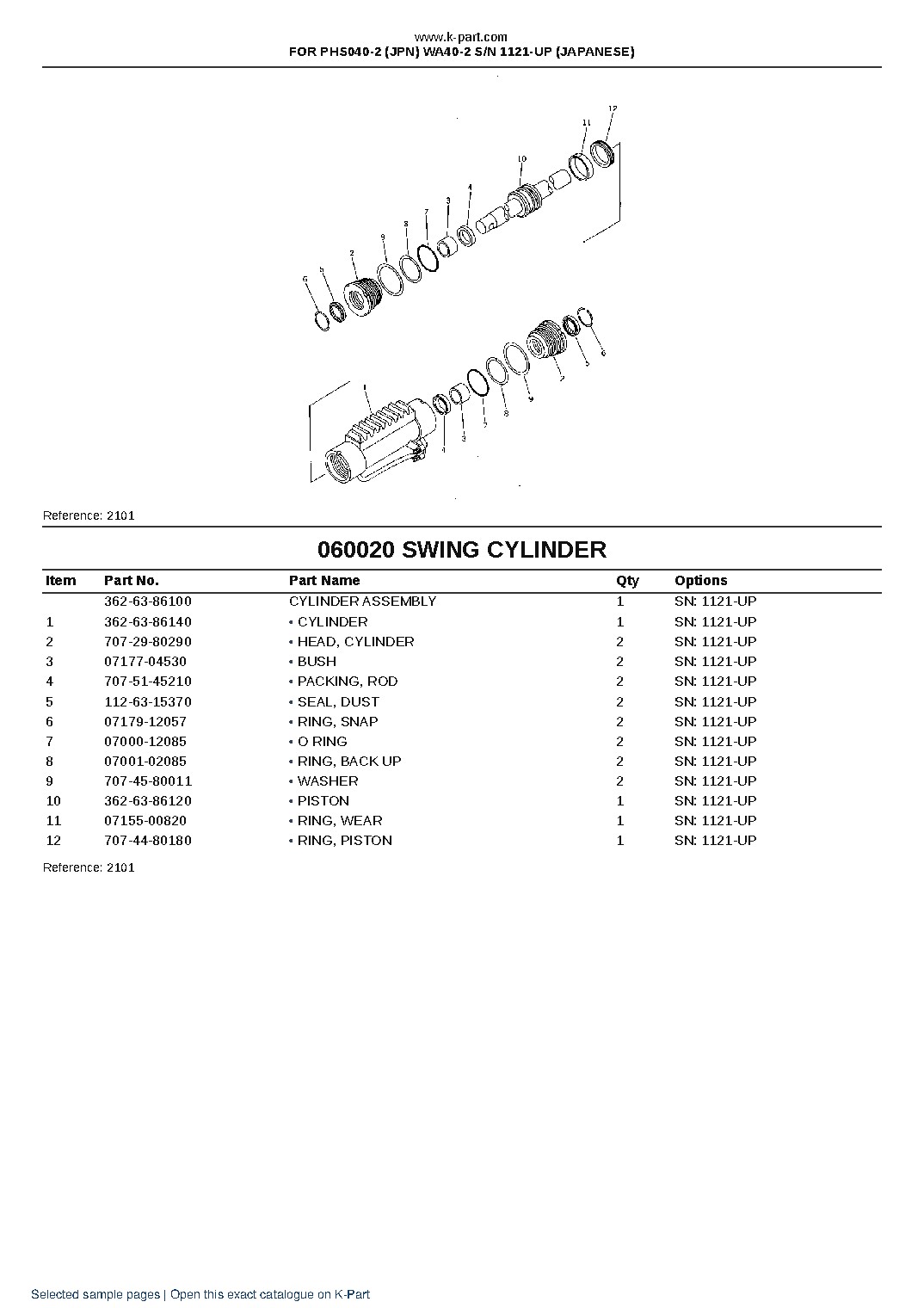 FOR PHS040-2 (JPN) WA40-2 S/N 1121-UP (JAPANESE) – sample page 9