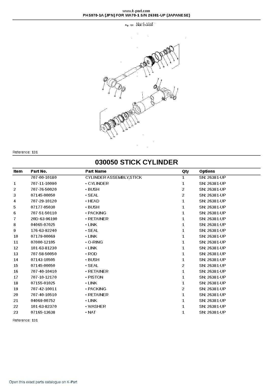PHS070-1A (JPN) FOR WA70-1 S/N 26381-UP (JAPANESE) – sample page 6 PHS070-1A (JPN) FOR WA70-1 S/N 26381-UP (JAPANESE) – sample page 6