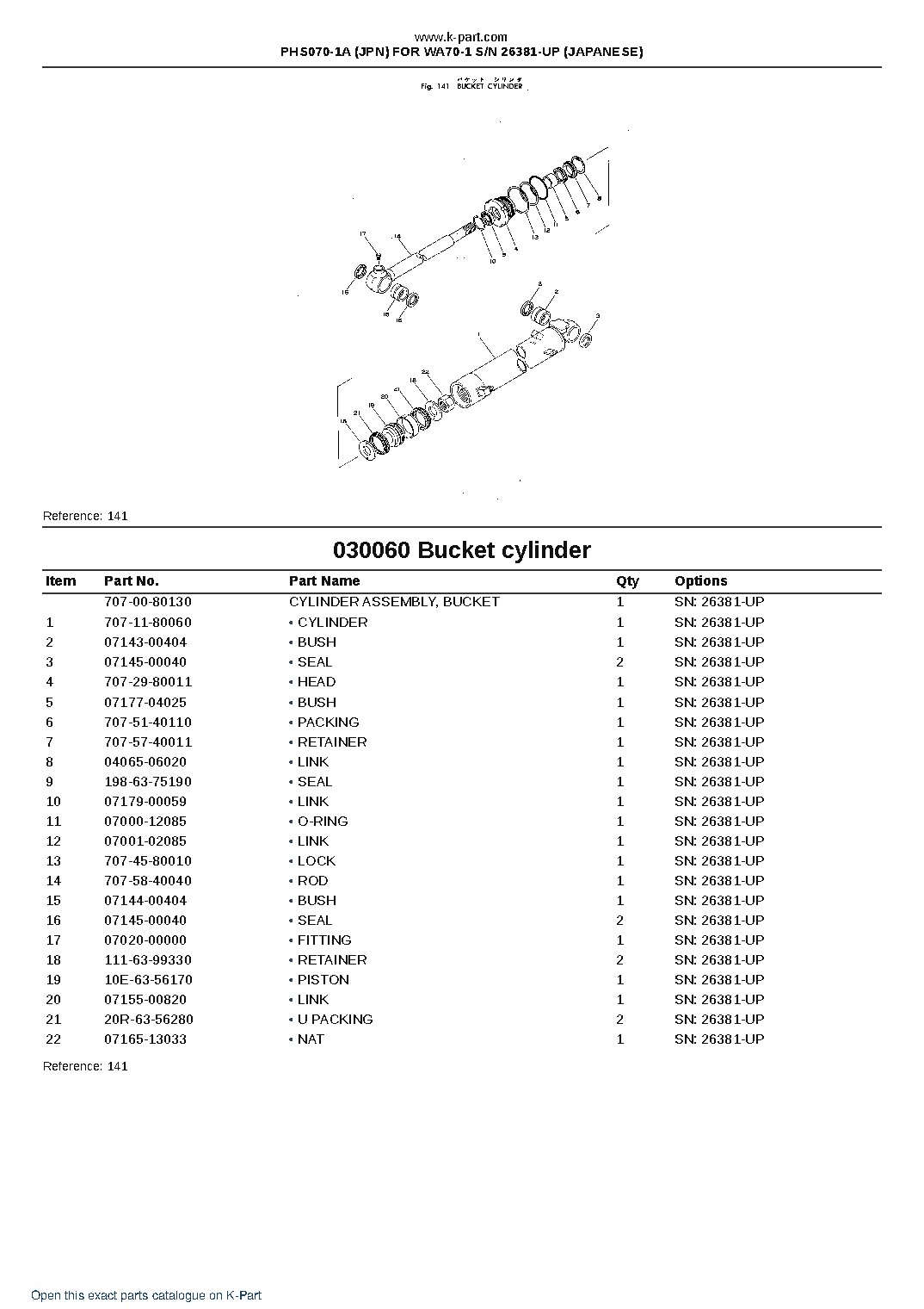 PHS070-1A (JPN) FOR WA70-1 S/N 26381-UP (JAPANESE) – sample page 7 PHS070-1A (JPN) FOR WA70-1 S/N 26381-UP (JAPANESE) – sample page 7
