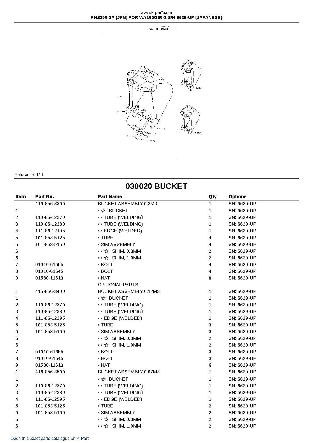 PHS150-1A (JPN) FOR WA100/150-1 S/N 6629-UP (JAPANESE) – sample page 3