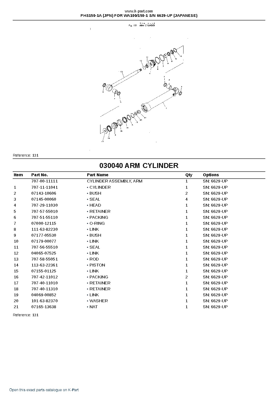 PHS150-1A (JPN) FOR WA100/150-1 S/N 6629-UP (JAPANESE) – sample page 6