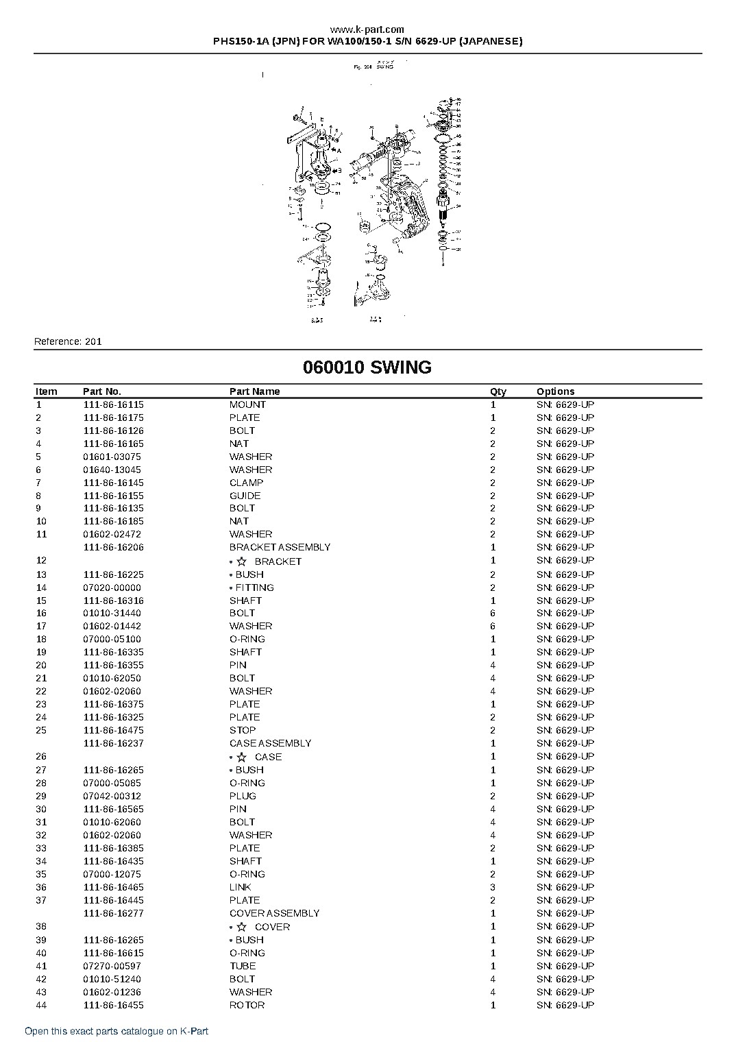 PHS150-1A (JPN) FOR WA100/150-1 S/N 6629-UP (JAPANESE) – sample page 8