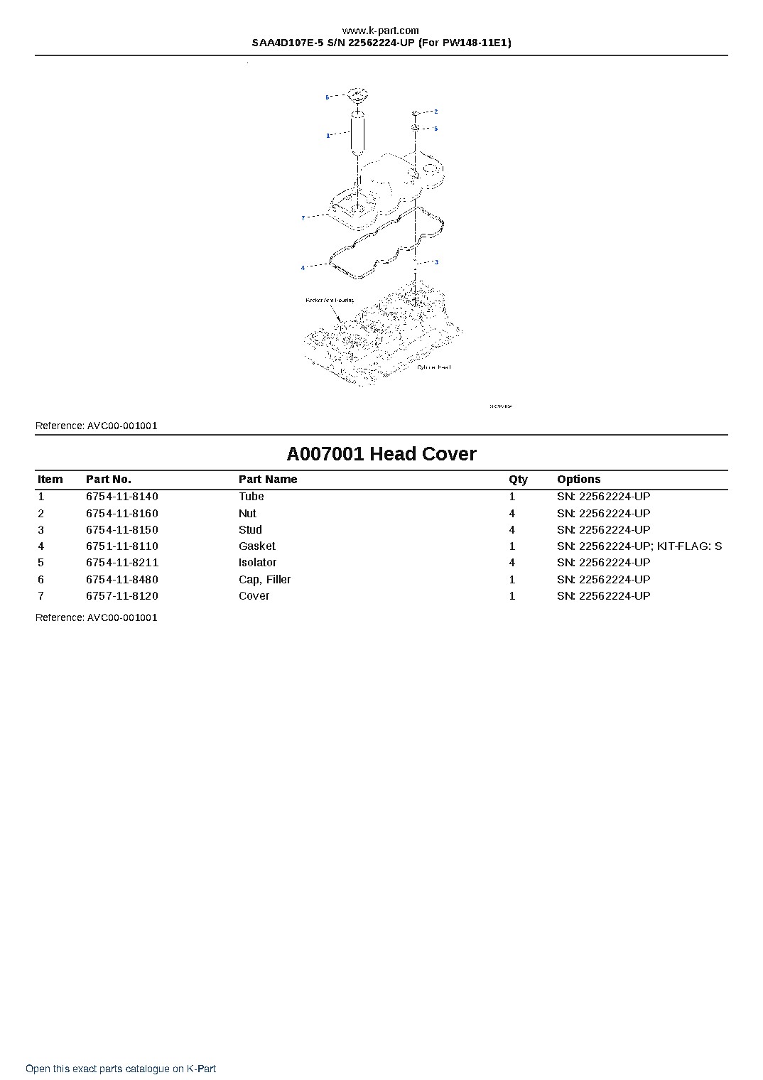 SAA4D107E-5 S/N 22562224-UP (For PW148-11E1) – sample page 7 SAA4D107E-5 S/N 22562224-UP (For PW148-11E1) – sample page 7