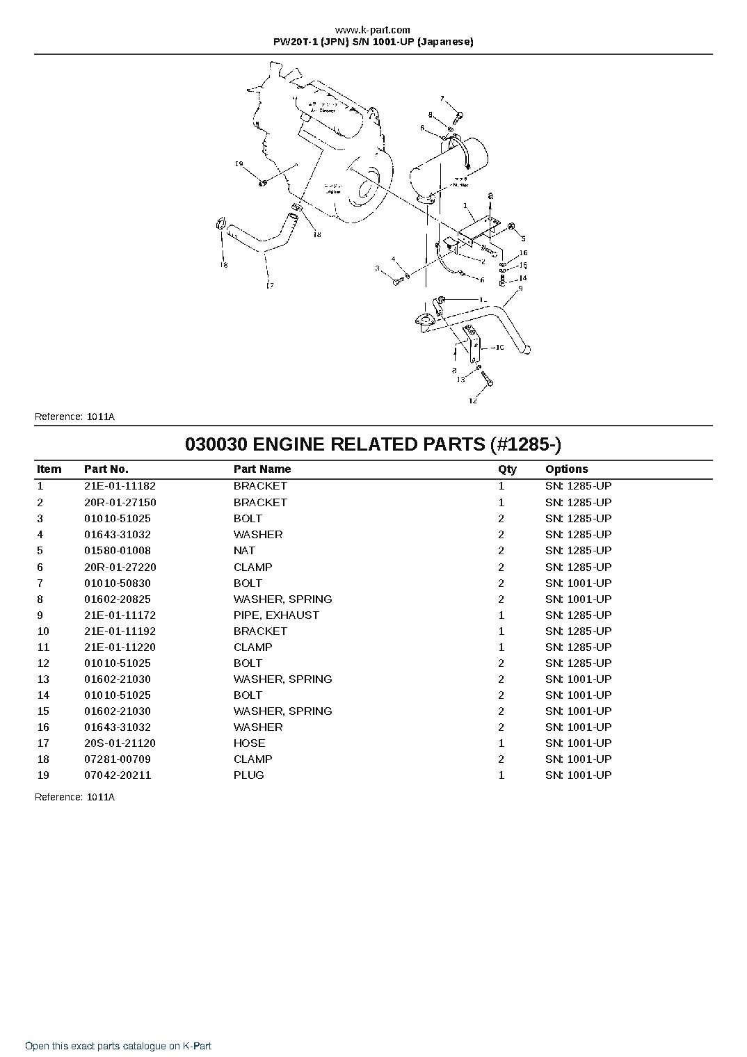 PW20T-1 (JPN) S/N 1001-UP (Japanese) – sample page 3 PW20T-1 (JPN) S/N 1001-UP (Japanese) – sample page 3